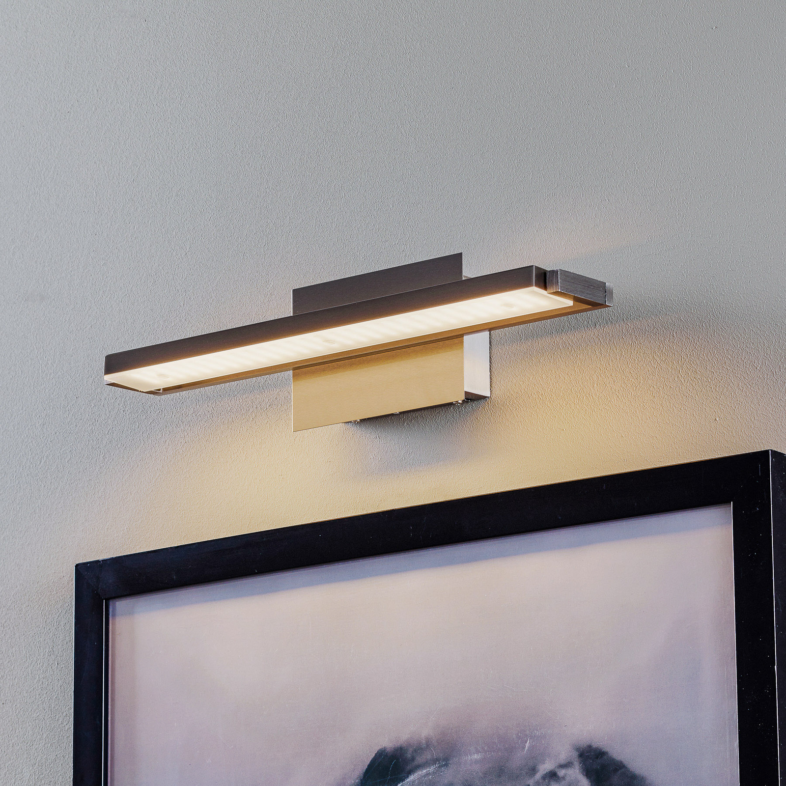 LED sieninis šviestuvas Pare TW, 3 šviesos spalvos + reguliatorius 40 cm