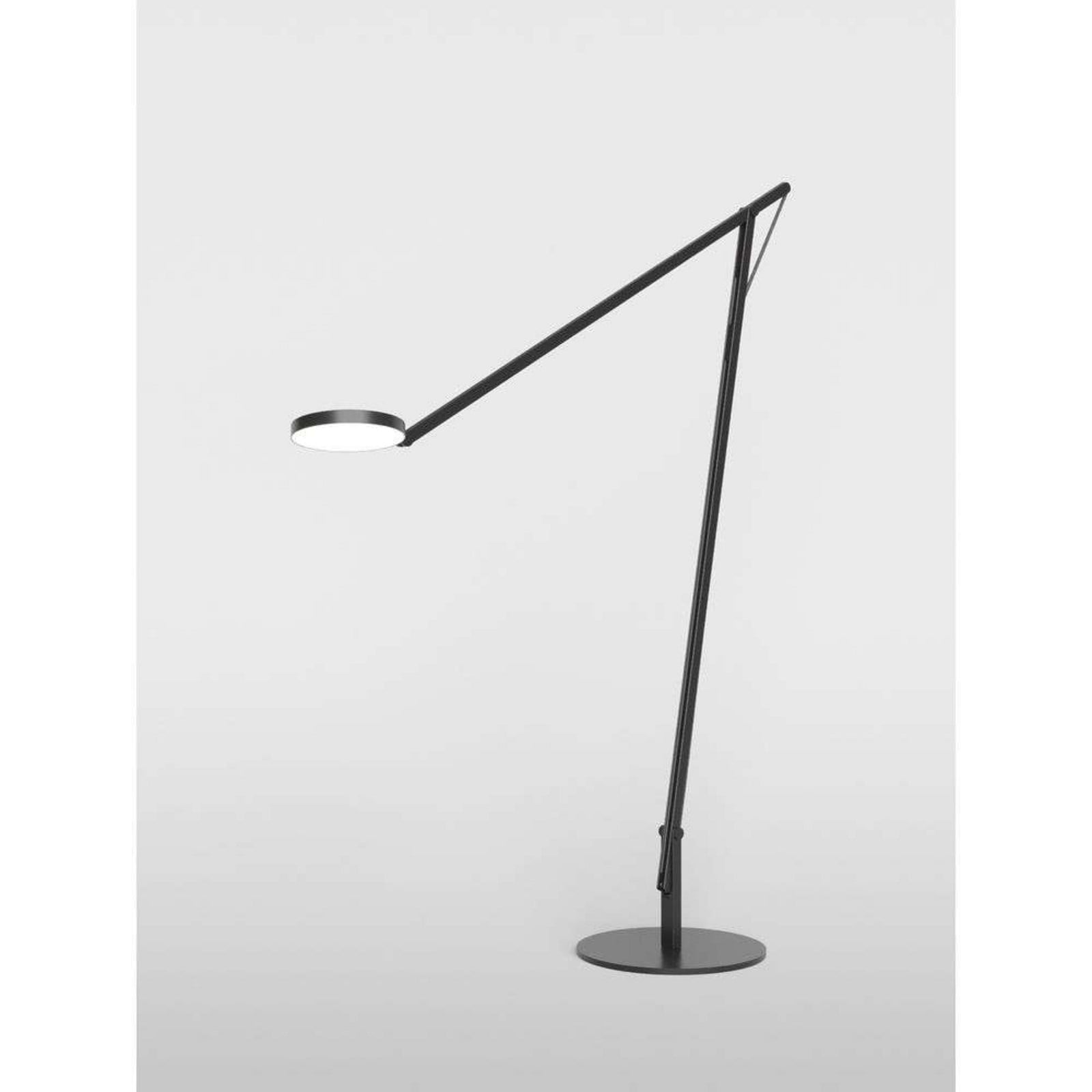 String XL Gulvlampe Matt Black/Black Rotaliana - Stue - Aluminium