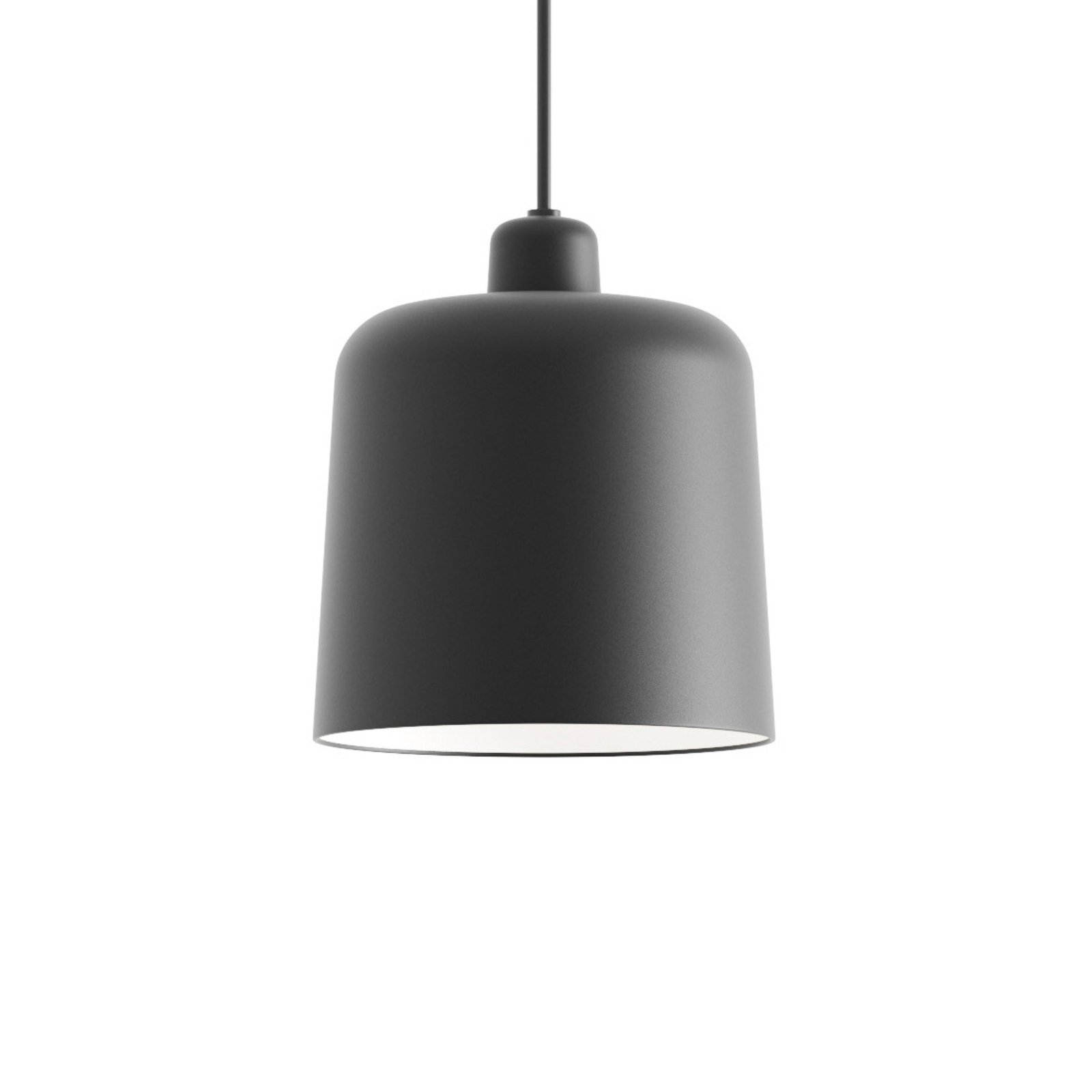 Luceplan Zile pendant light black matt, Ø 20 cm