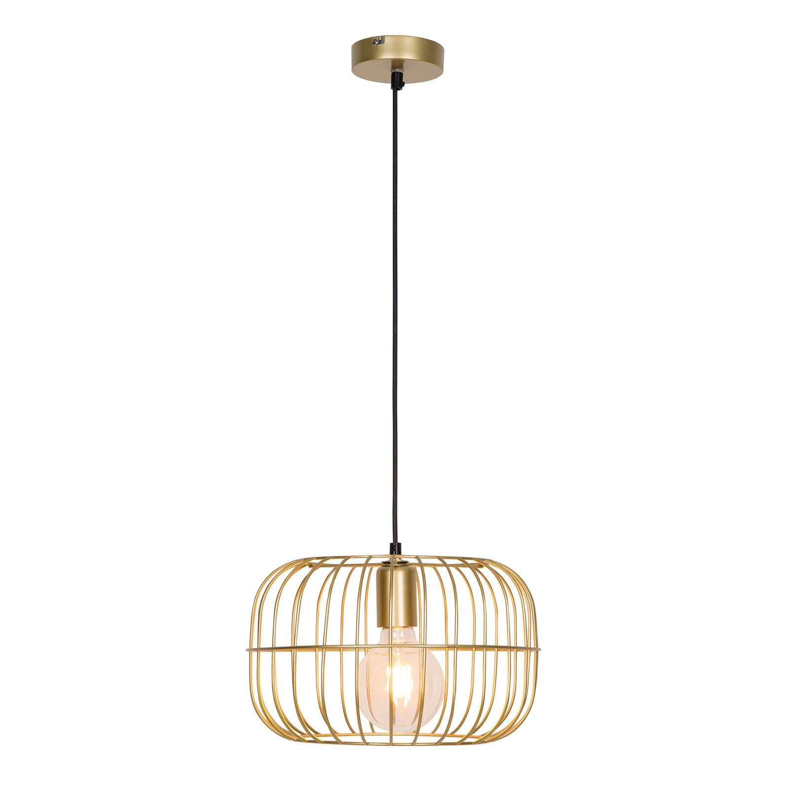 Cage hanging light Zenith, gold