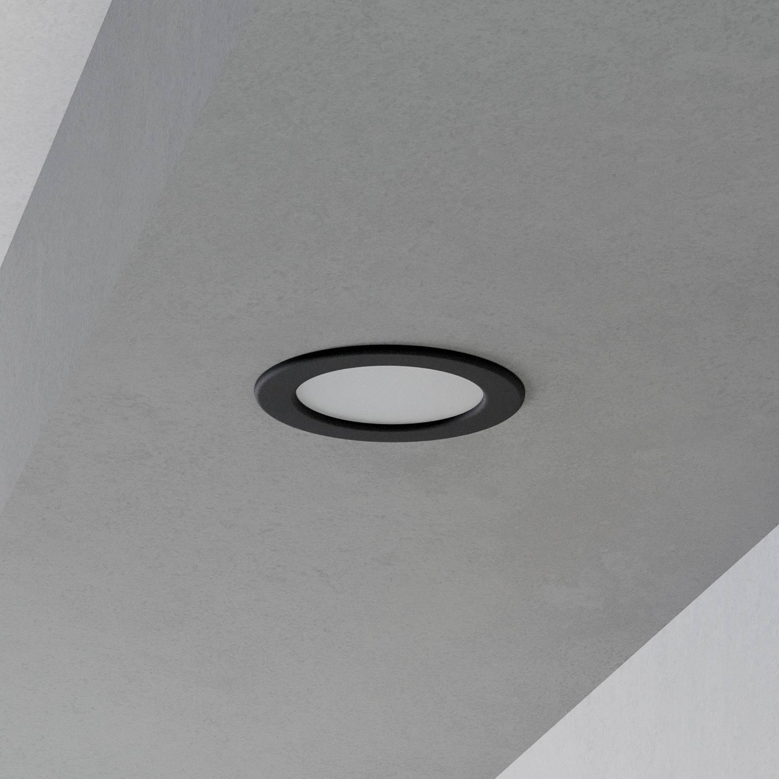 EGLO Leominster Deckenlampe mit rundem Holzschirm günstig online kaufen