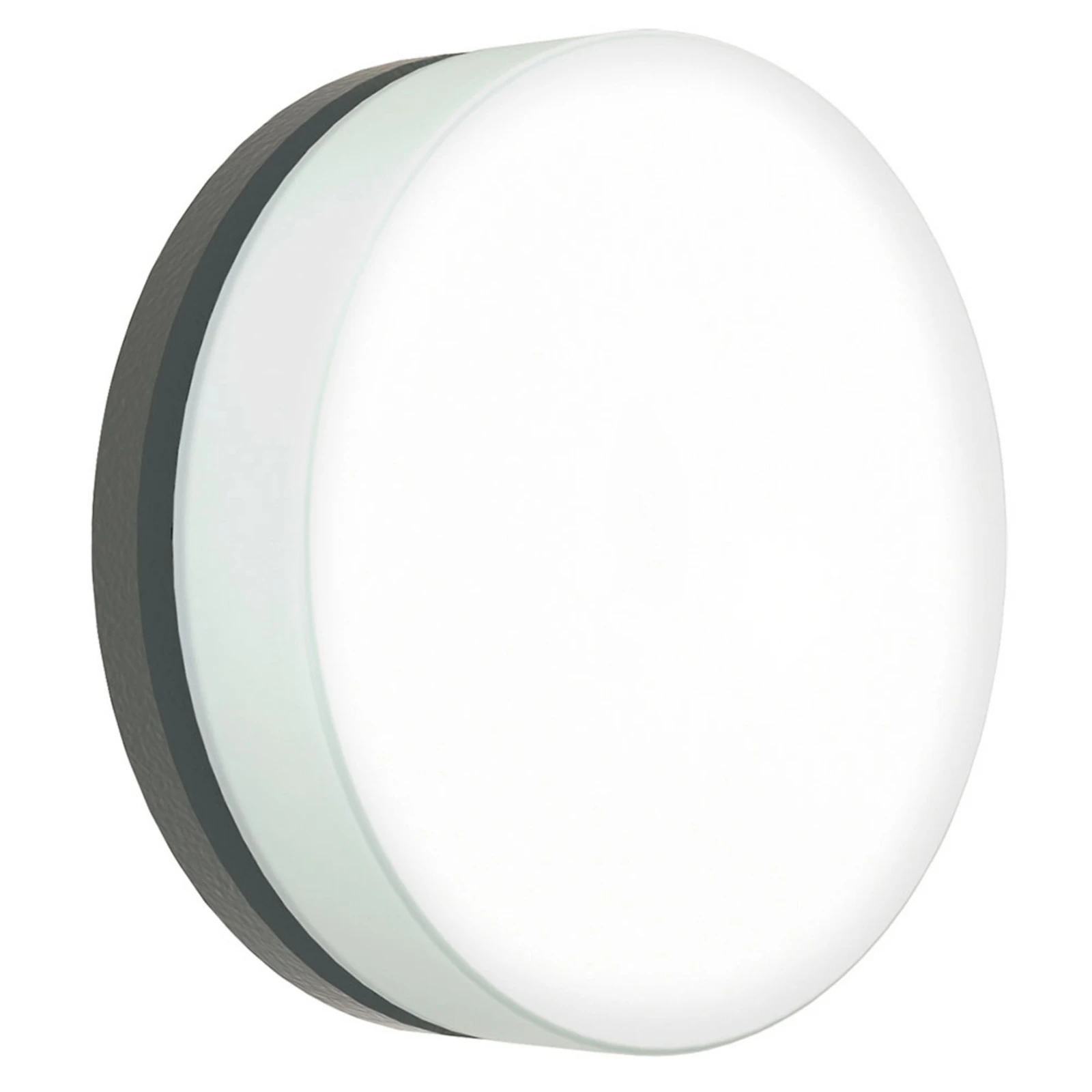 LED-vägglampa 6309 antracit, IP65, Ø 31 cm