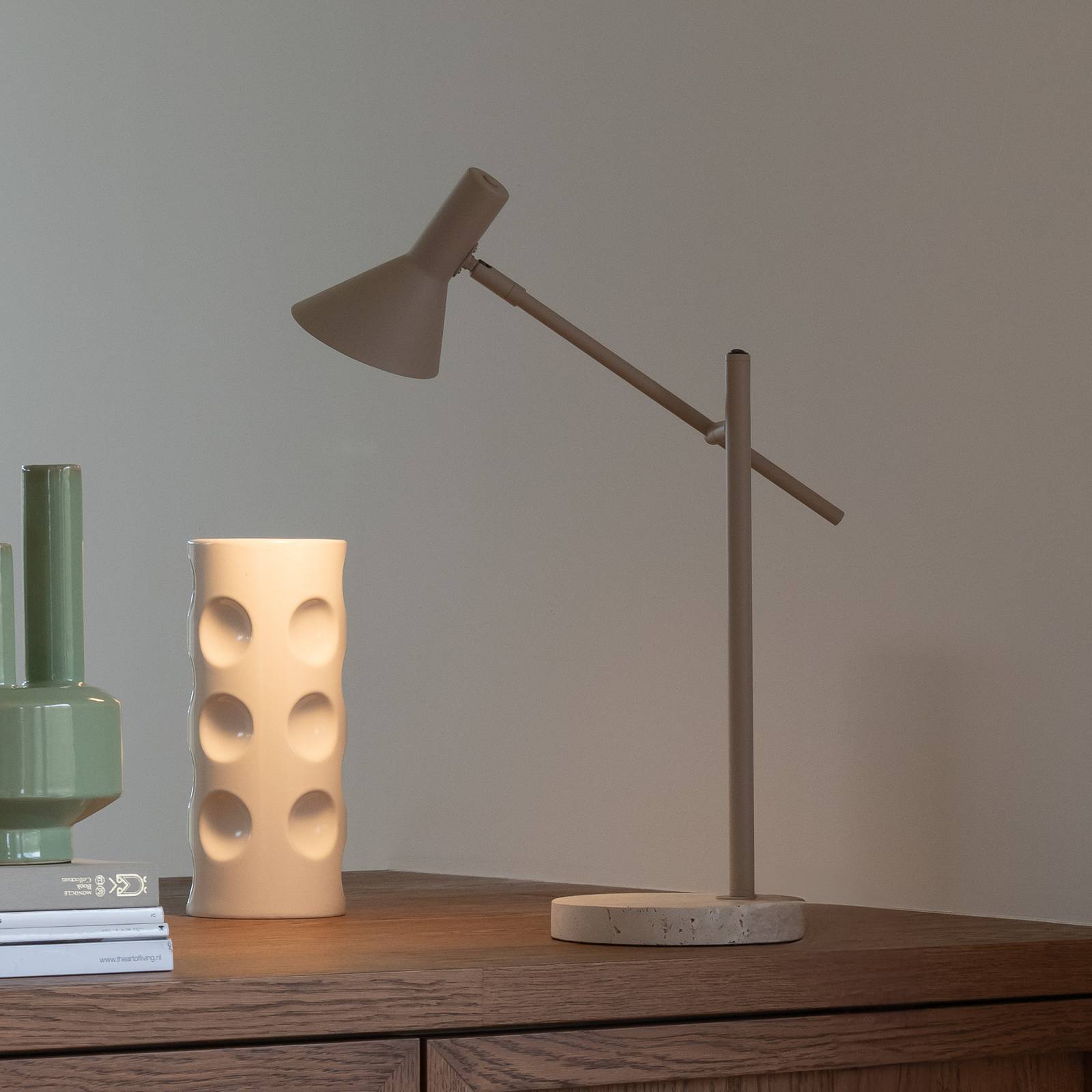 IT'S ABOUT ROMI Tischlampe Izmir, sandfarben, Höhe 59 cm günstig online kaufen