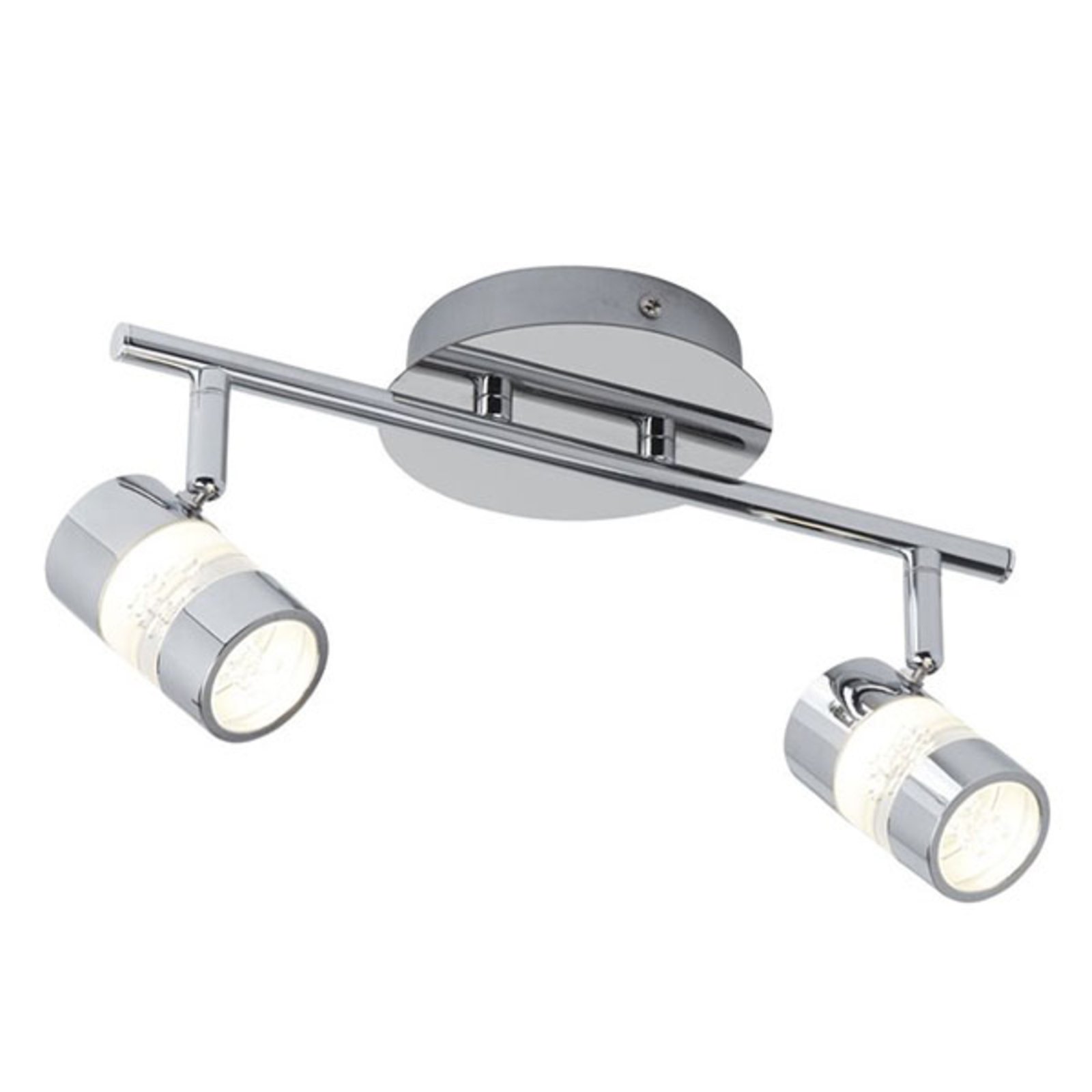 Spot pour plafond LED Bubbles, IP44, à 2 lampes