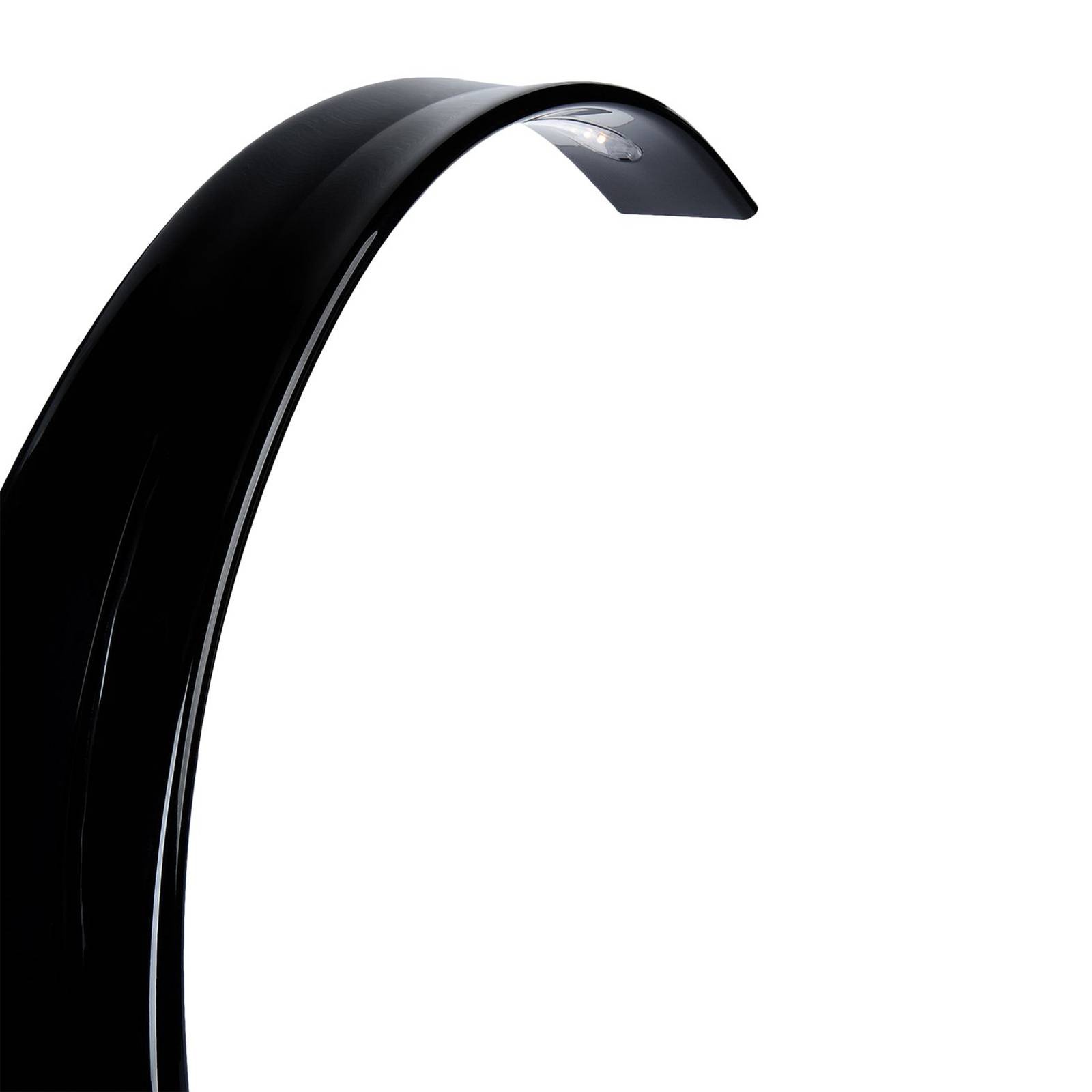 Kartell lampa stołowa LED Taj Mini, czarna, 32 cm, tworzywo sztuczne