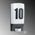 STEINEL L 1 house number light with sensor black