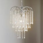 Pioggia hanging light, crystal rain Ø 40 cm chrome