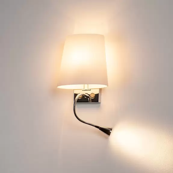 Lampenwelt SLV Coupa Wandleuchte mit LED-Leselicht