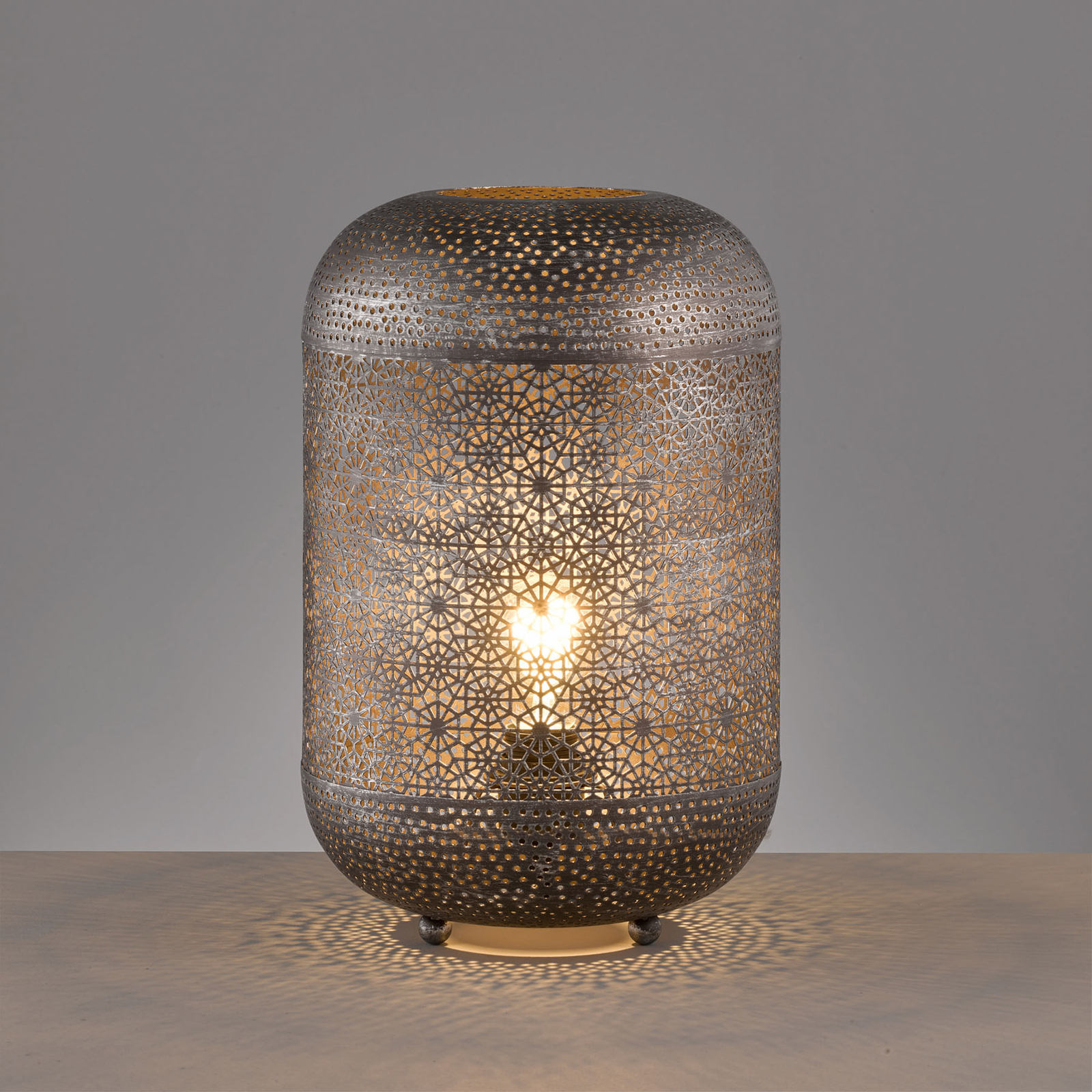 Velvet table lamp, height 39 cm, Ø 25 cm