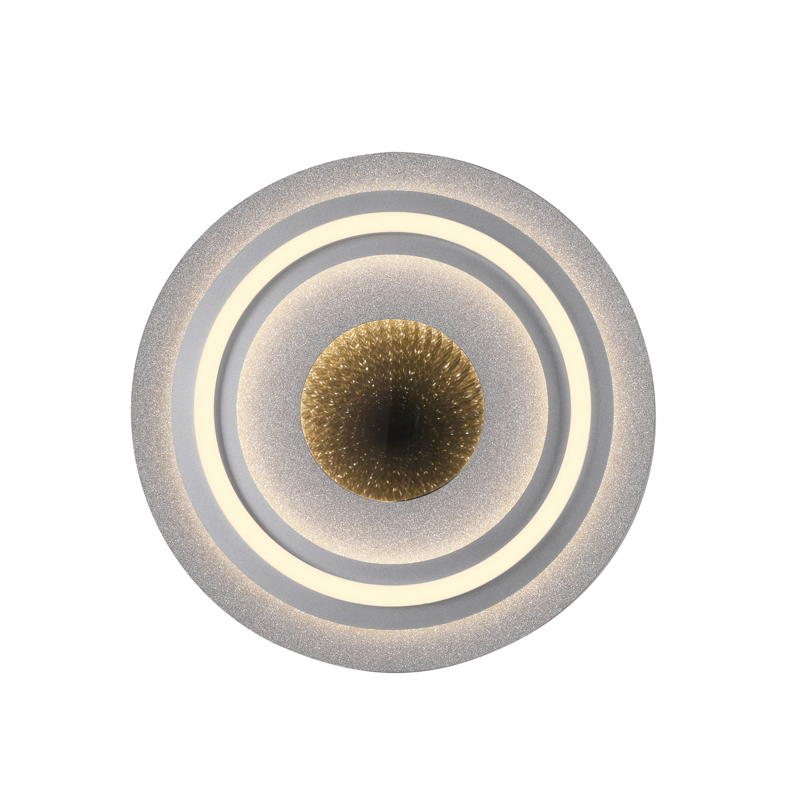 LED-loftlampe Cichio, sølvfarvet, jern, 3.000 K LED-loftlampe Cichio, sølvfarvet, jern, 3.000 K