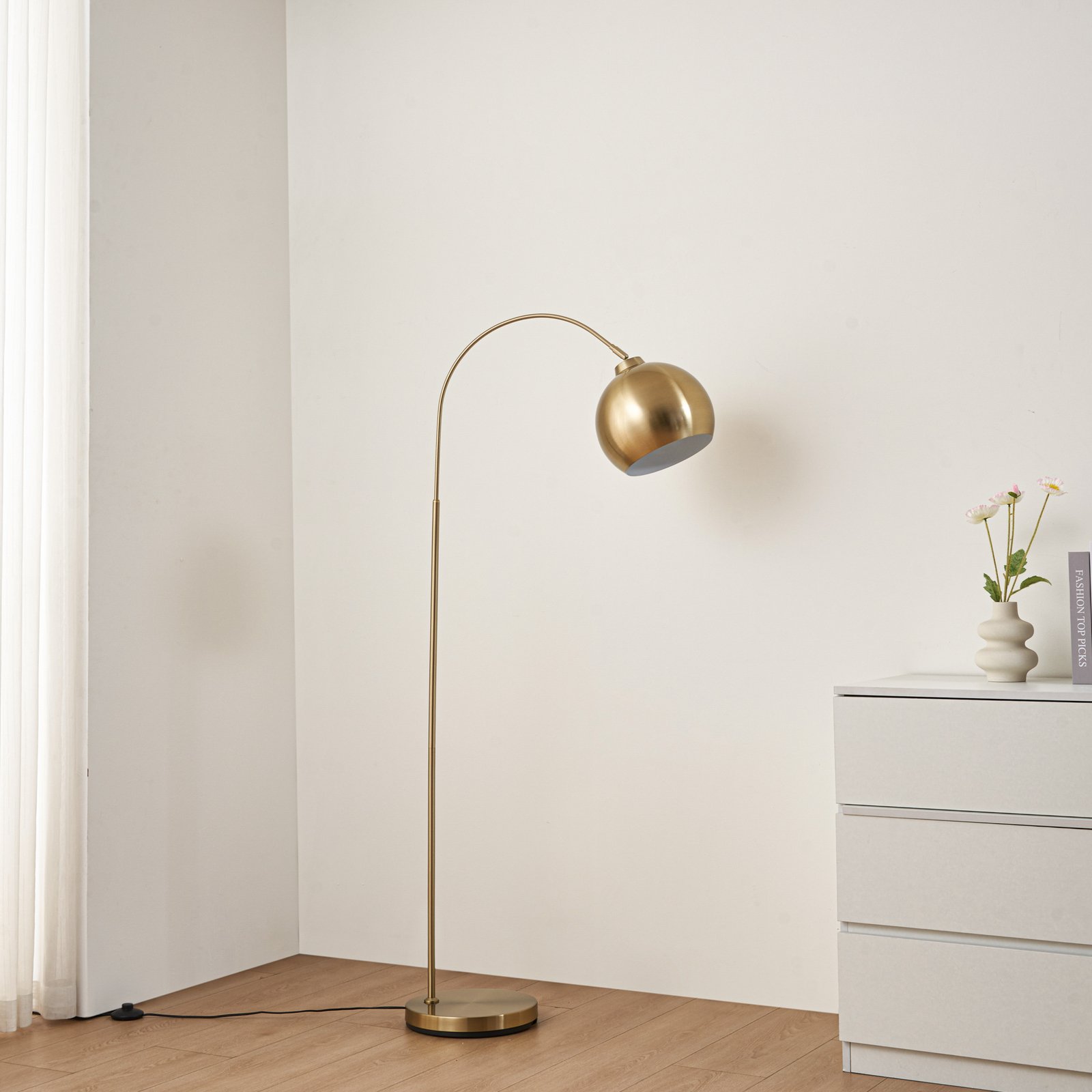 Moisia Lampadaire Brass - Lindby Moisia Lampadaire Brass - Lindby