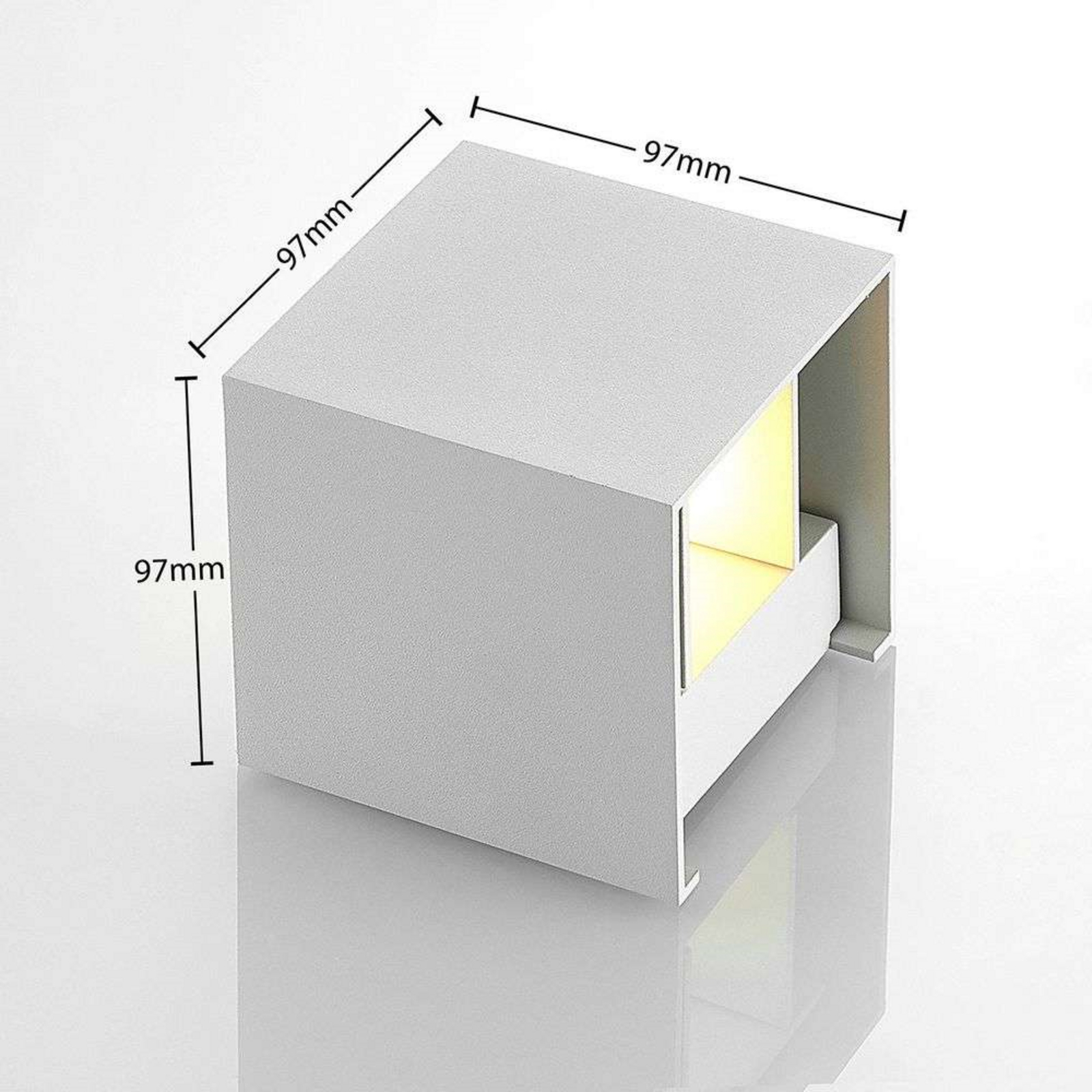 Zuzana Wall Lamp Square White - Arcchio