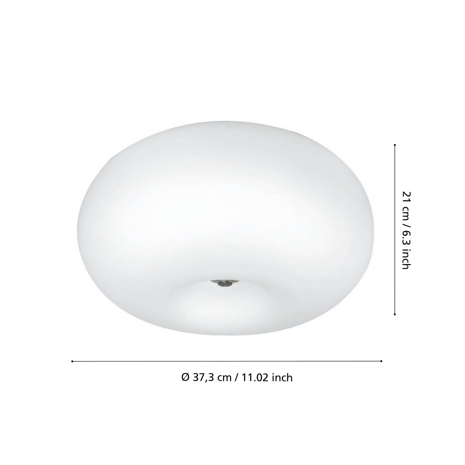 Diskret Optica loftlampe 35 cm
