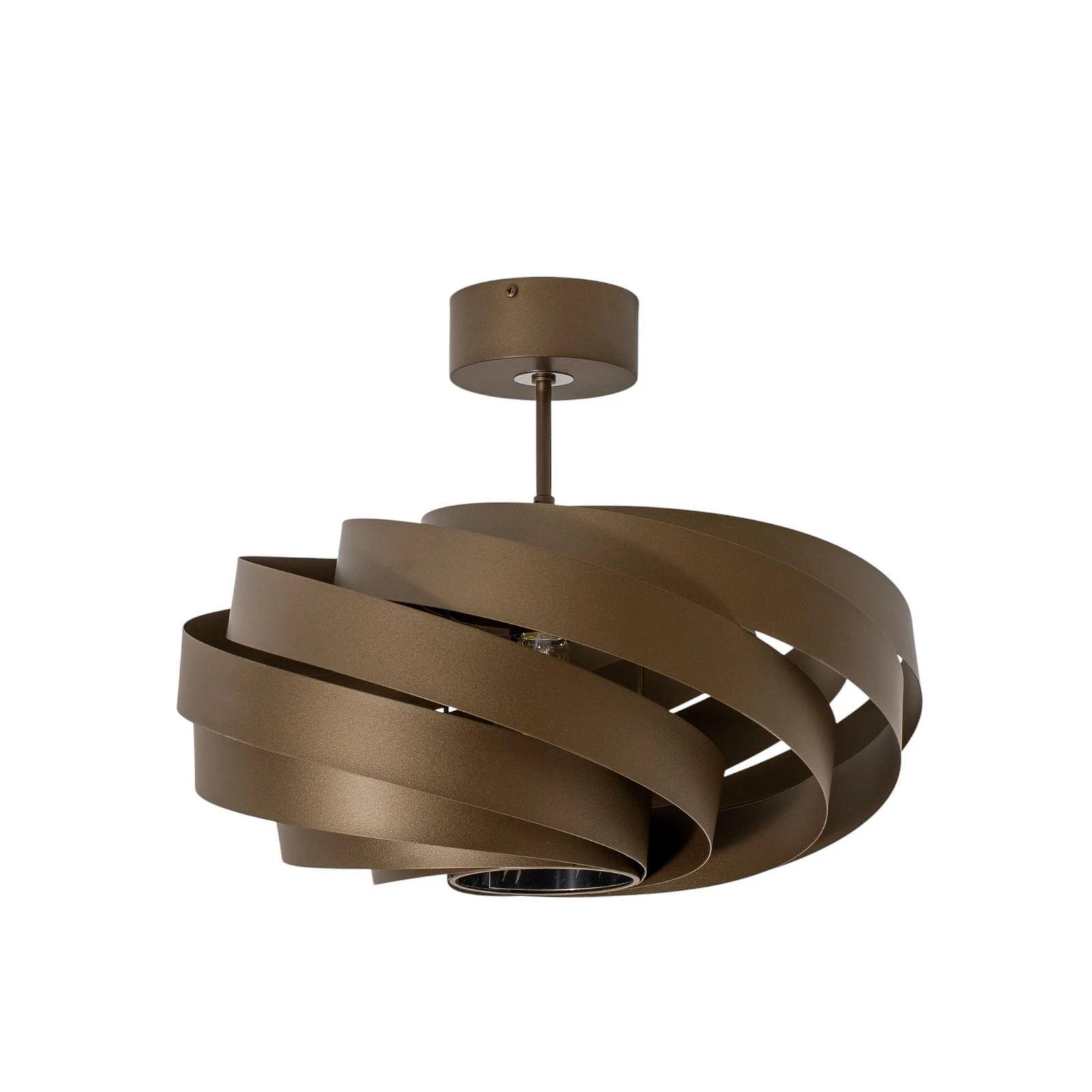 Deckenleuchte Vento, kaffeebraun, Ø 50 cm