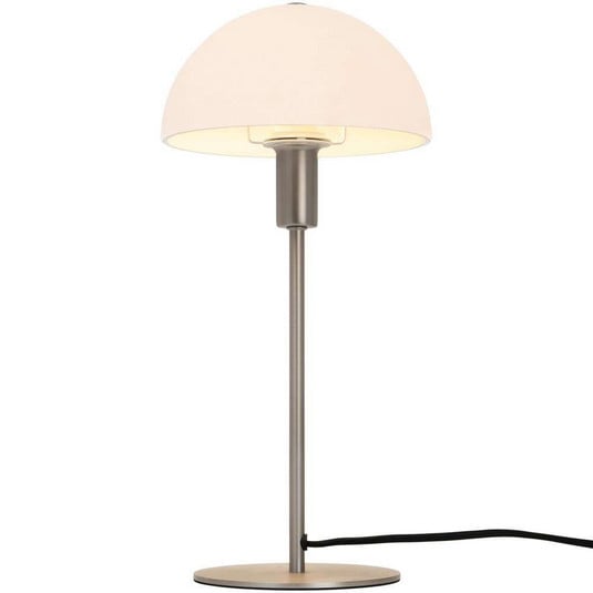 Ellen 20 Bordlampe Opal/Brushed Steel - Nordlux