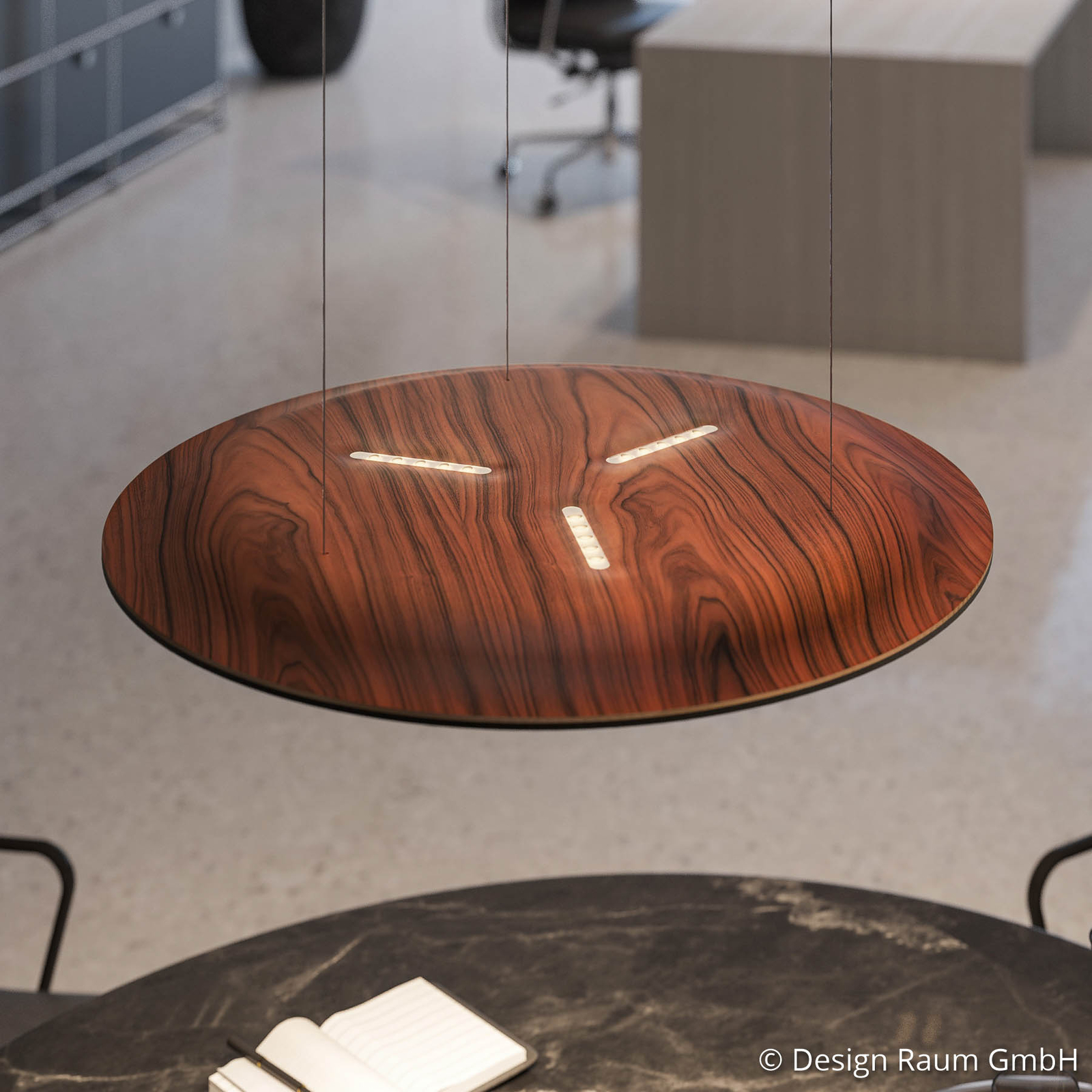Lighting Pad Lounge R 600 Vario Palisander/black