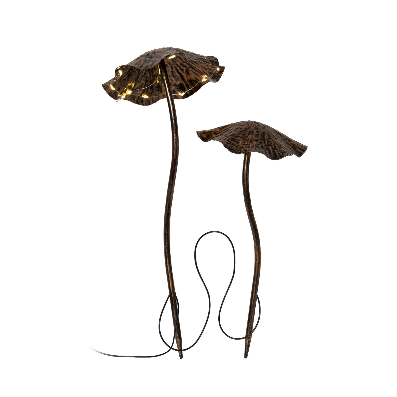 Lumini-LED-koristevalaisin, ruskea/pronssi, maakiinnike, metalli Lumini-LED-koristevalaisin, ruskea/pronssi, maakiinnike, metalli