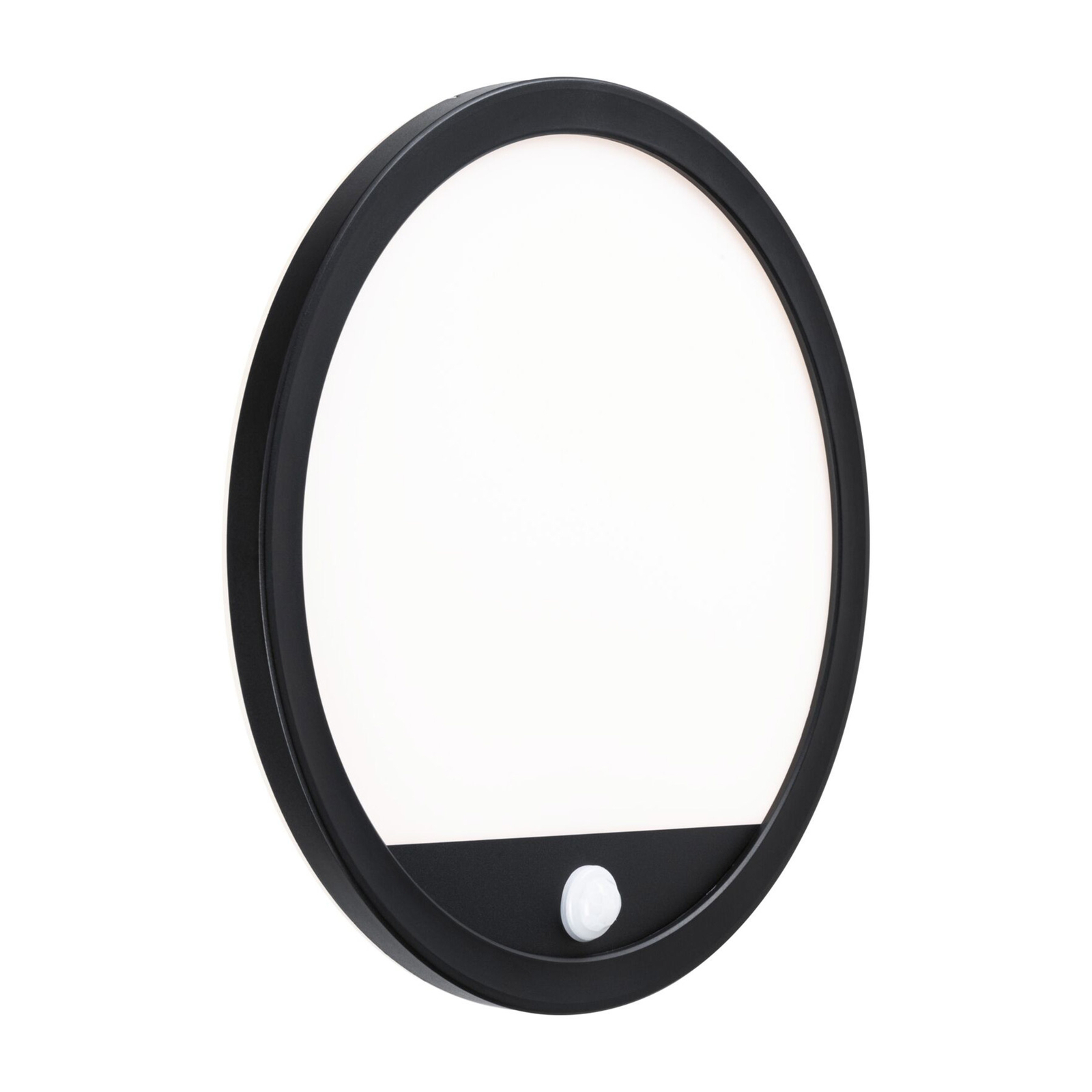 Lamina Venkovní Nástěnné Svítidlo/Stropní Lampa s Sensor Round SWR Černá - Paulm