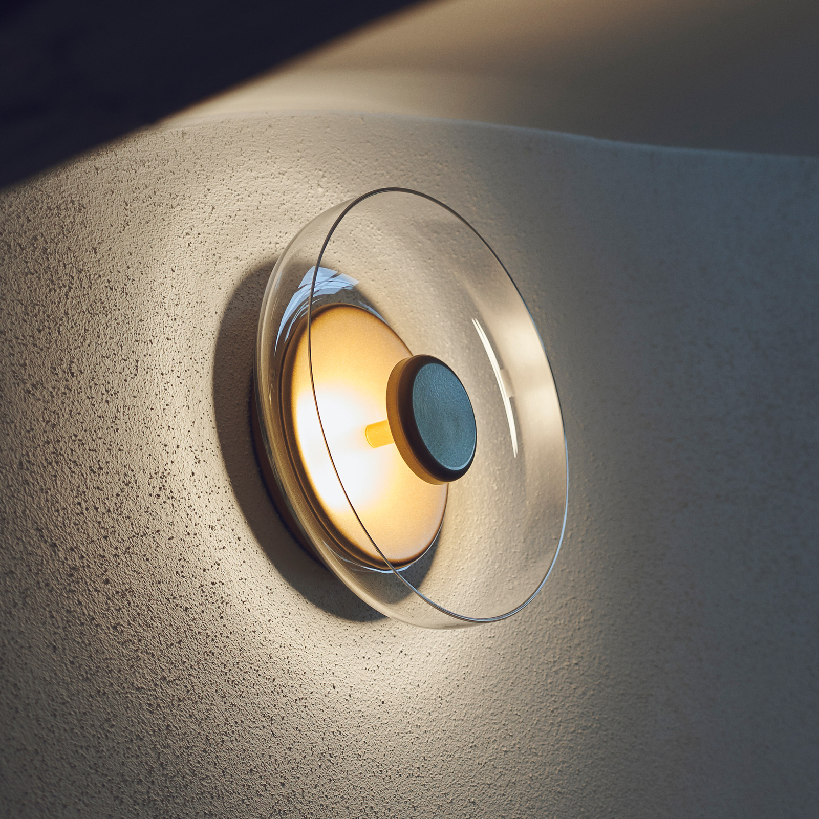 Nuura Blossi Wall/Ceiling LED-vegglampe, klar