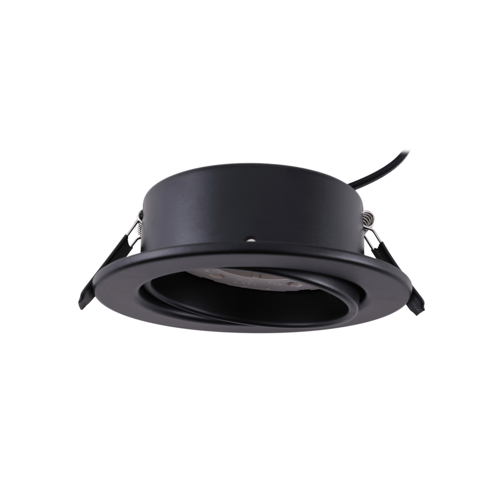 Lindby Recessed Light Jyla Matt Black 13 Cm GX53 Lights co uk