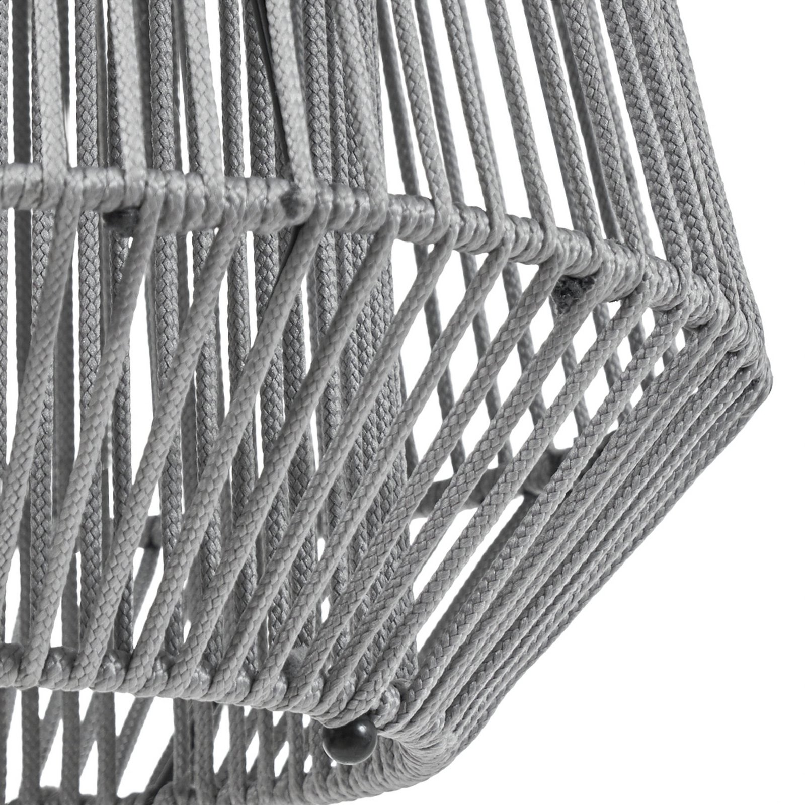 Austas LED-solcellelampe, Ø 32 cm, grå, USB, IP54 - Lindby