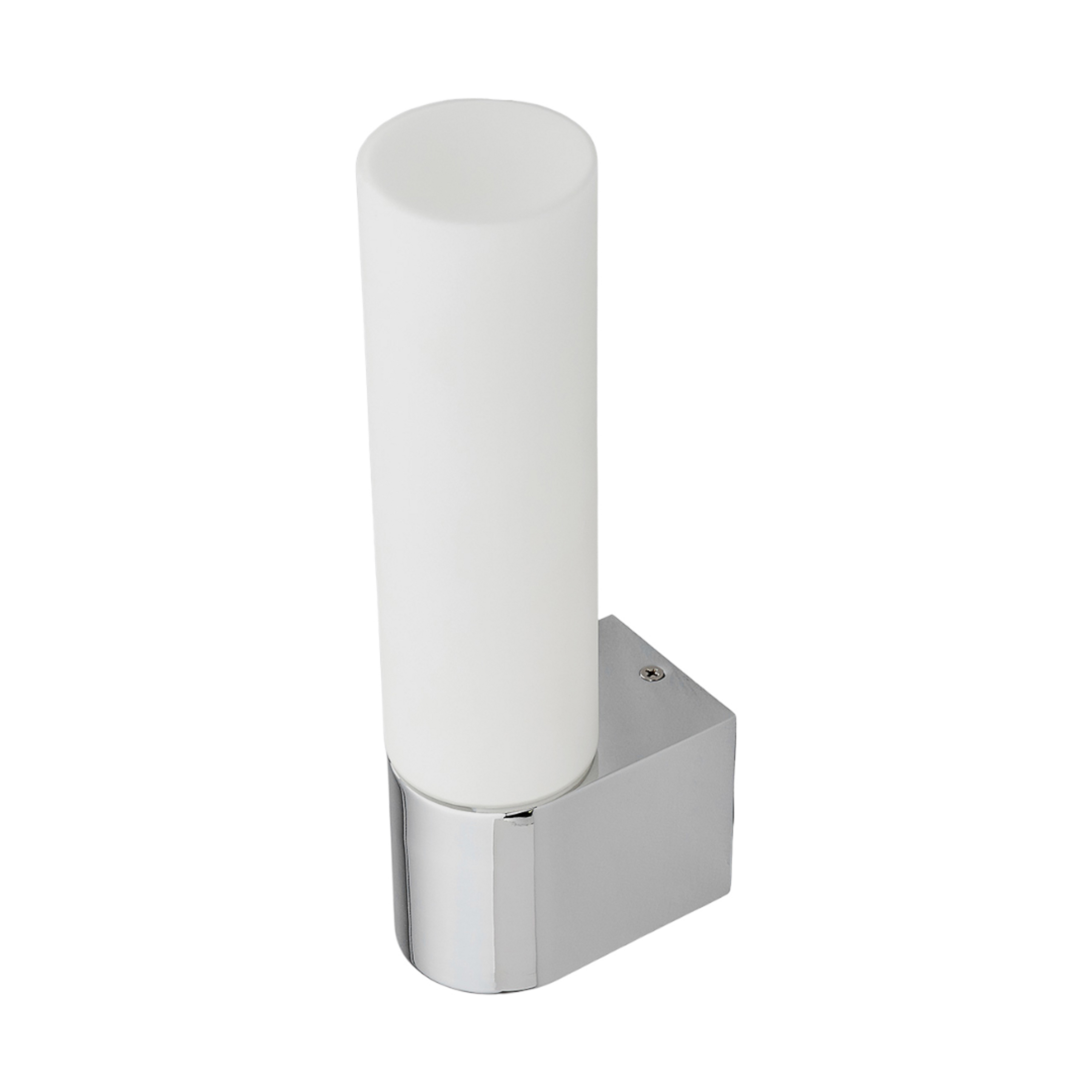 Melike Wall Lamp Chrome/Satin White - Lindby