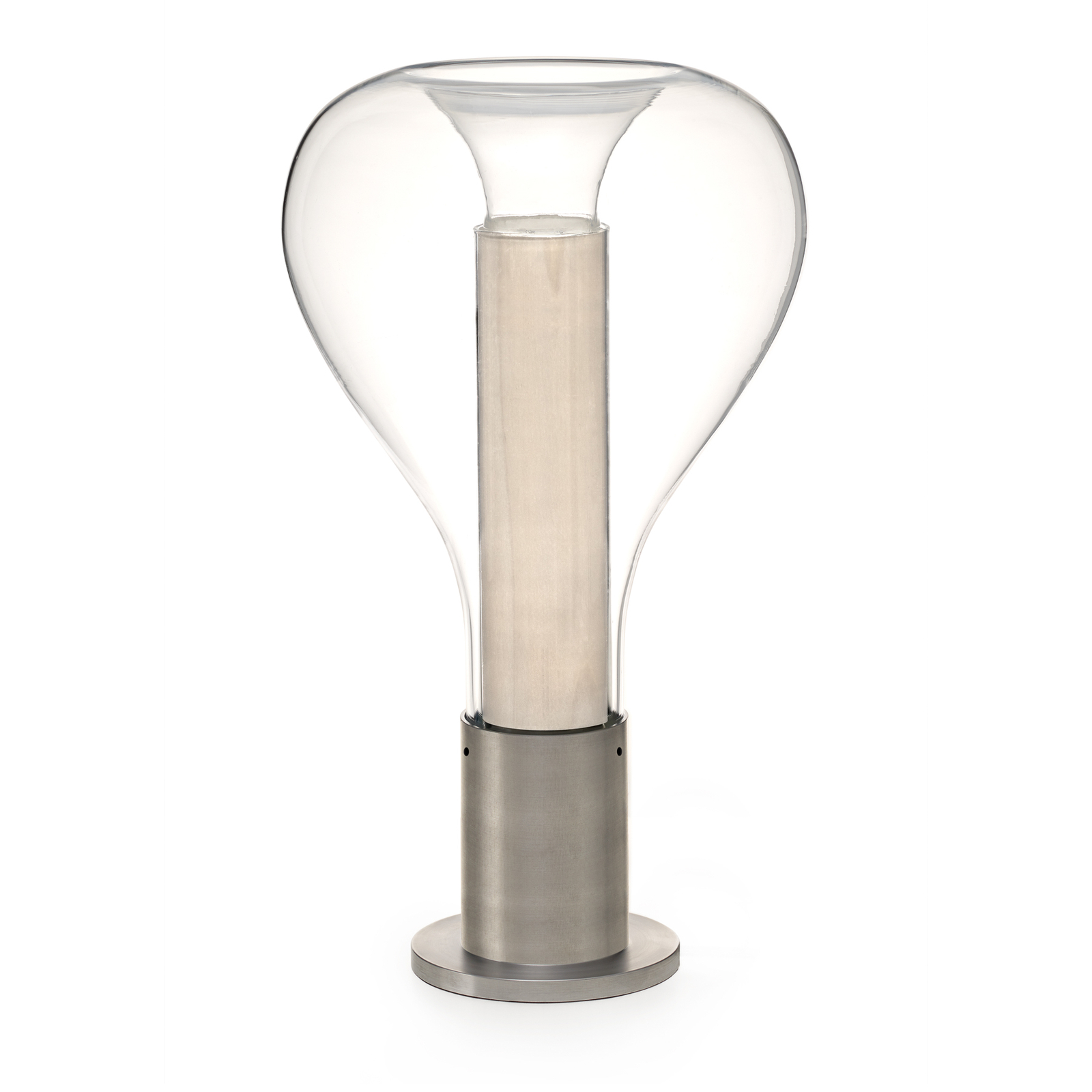 LZF Eris stolná LED lampa sklo hliník/slonovina