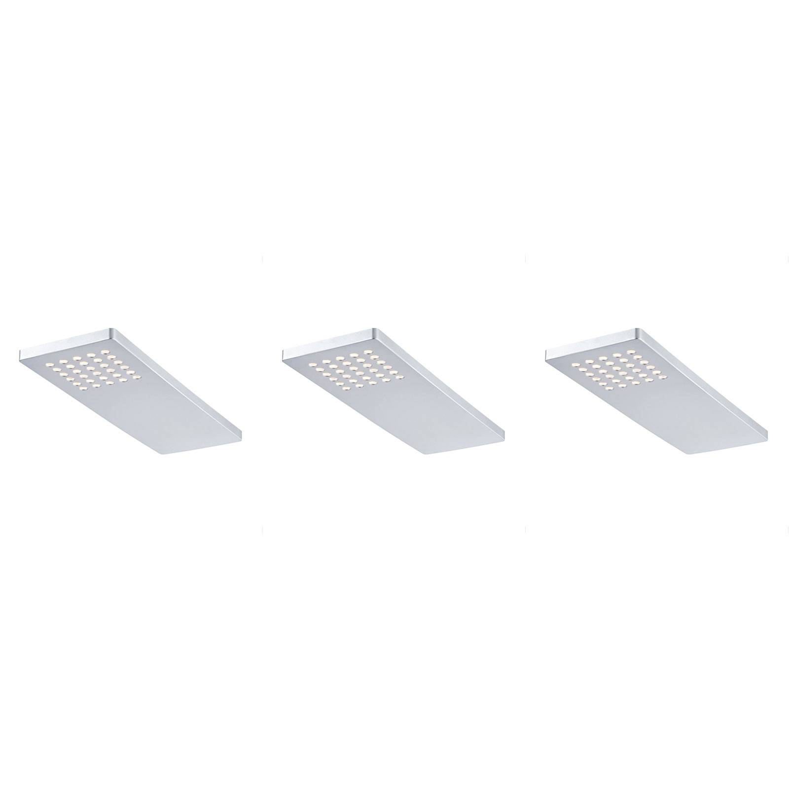 Paulmann Pattern lampe sous meuble LED lot de 3