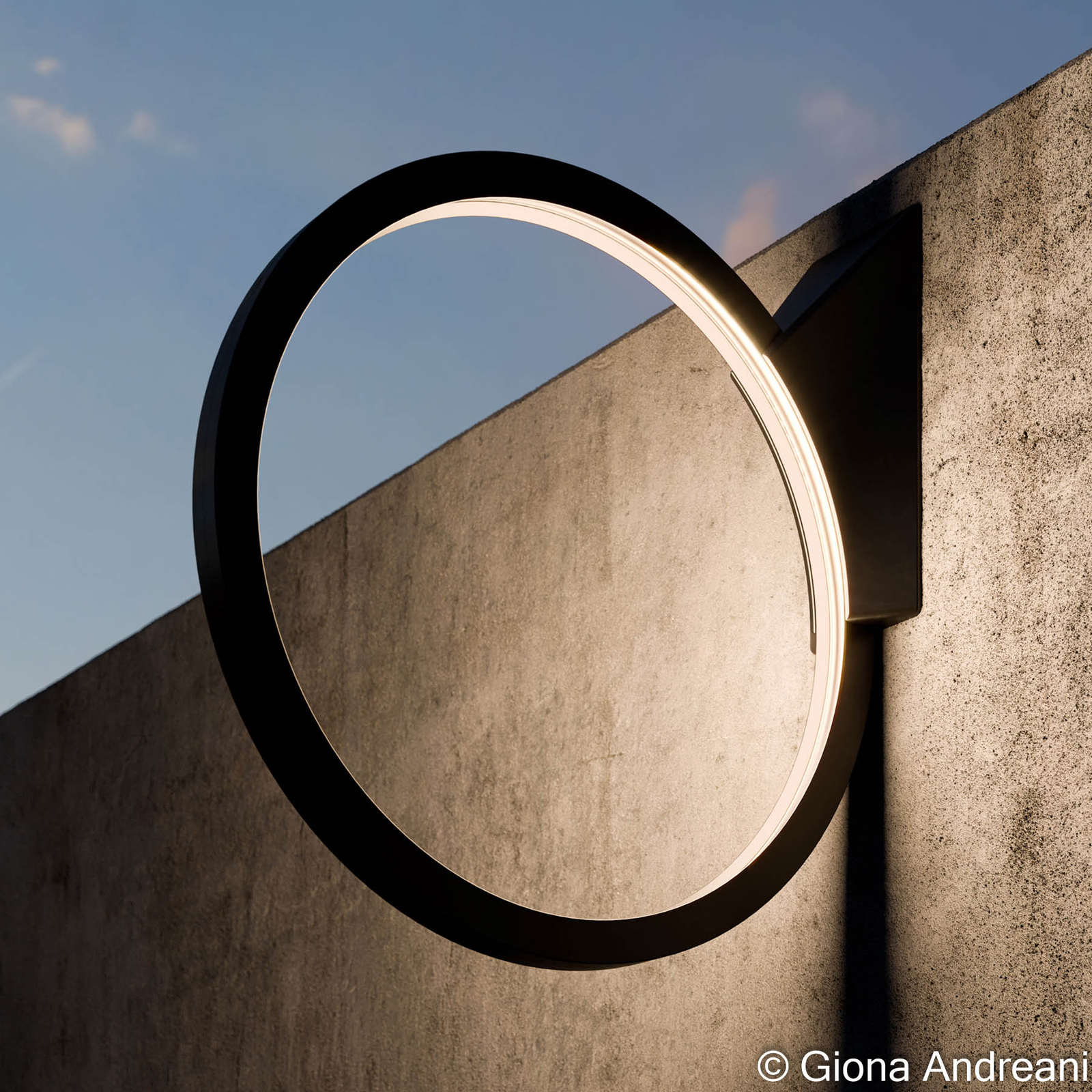 Artemide O LED patio light