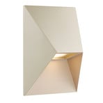 Utomhusvägglampa Pontio 15 kantig, bredd 15 cm
