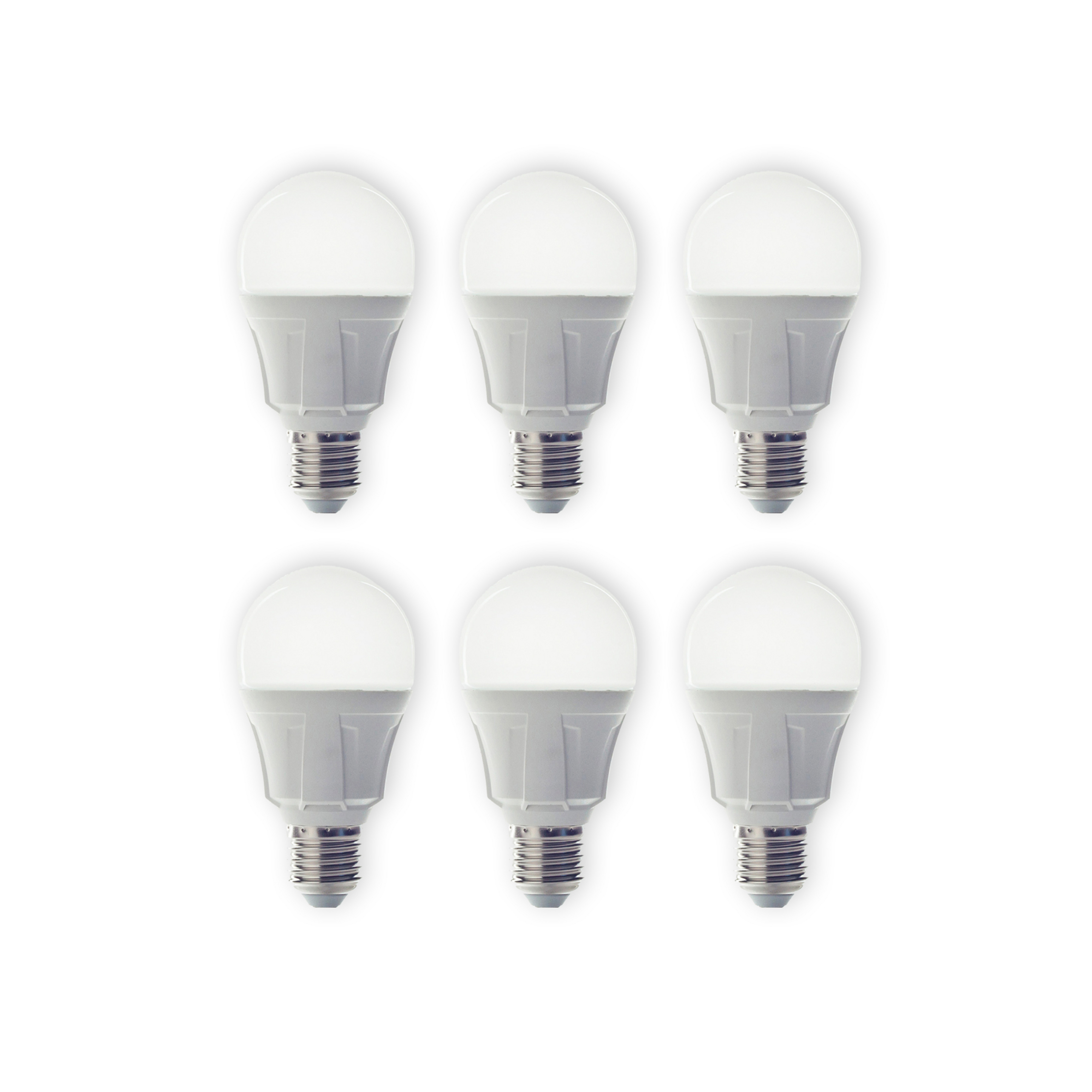 Lindby LED-Leuchtmittel, 6er-Set, E27, 8,5 W, matt, 3.000 K