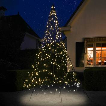 Fairybell juletræ med midterstang, 3 m, blinkende