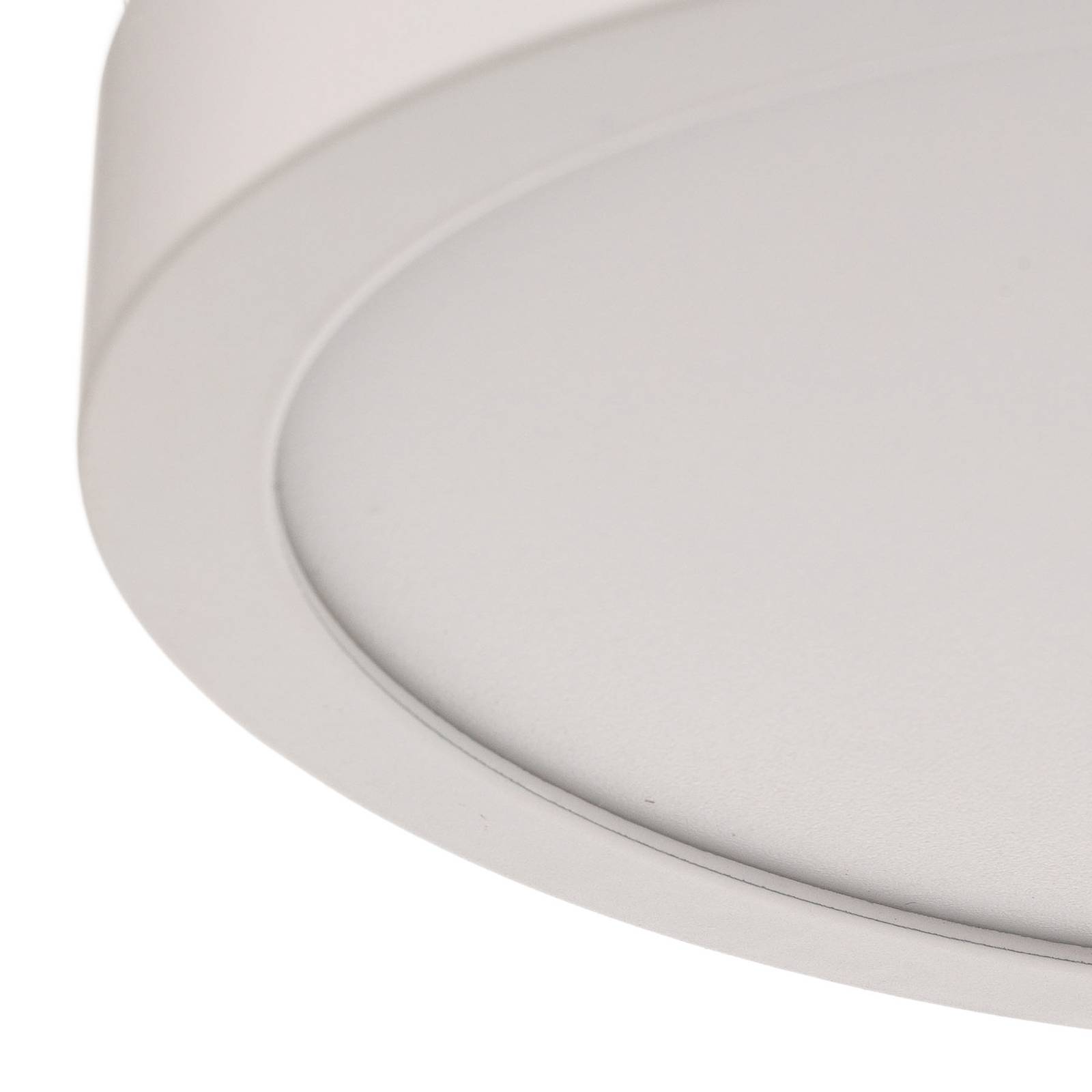 Lampa sufitowa LED Vika, okrągła, biała, Ø 18cm