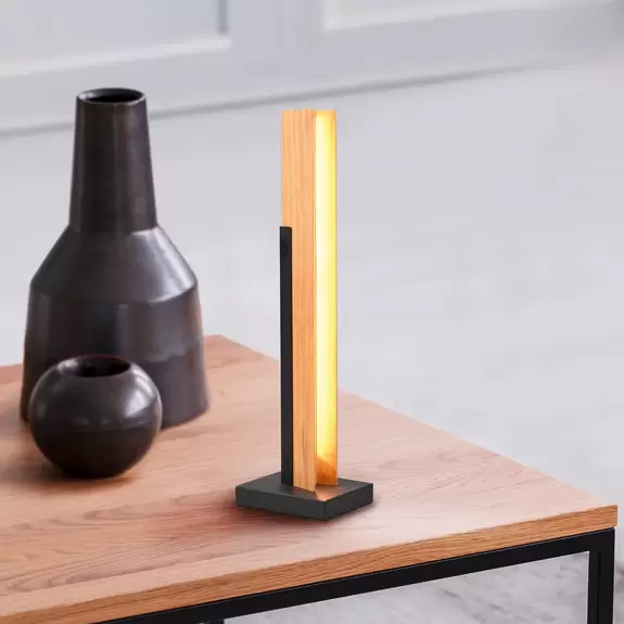 Lampenwelt LED-Tischleuchte Kerala mit Touchdimmer