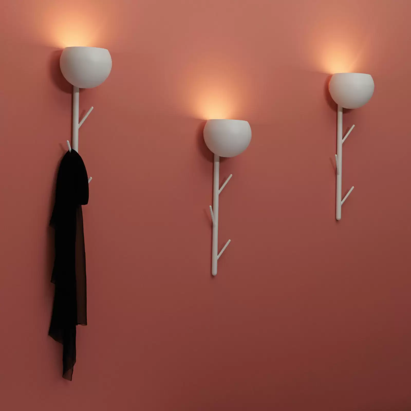 Garderobe mit Licht
