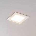 LED inbouwspot Joki wit 3.000K hoekig 11,5cm