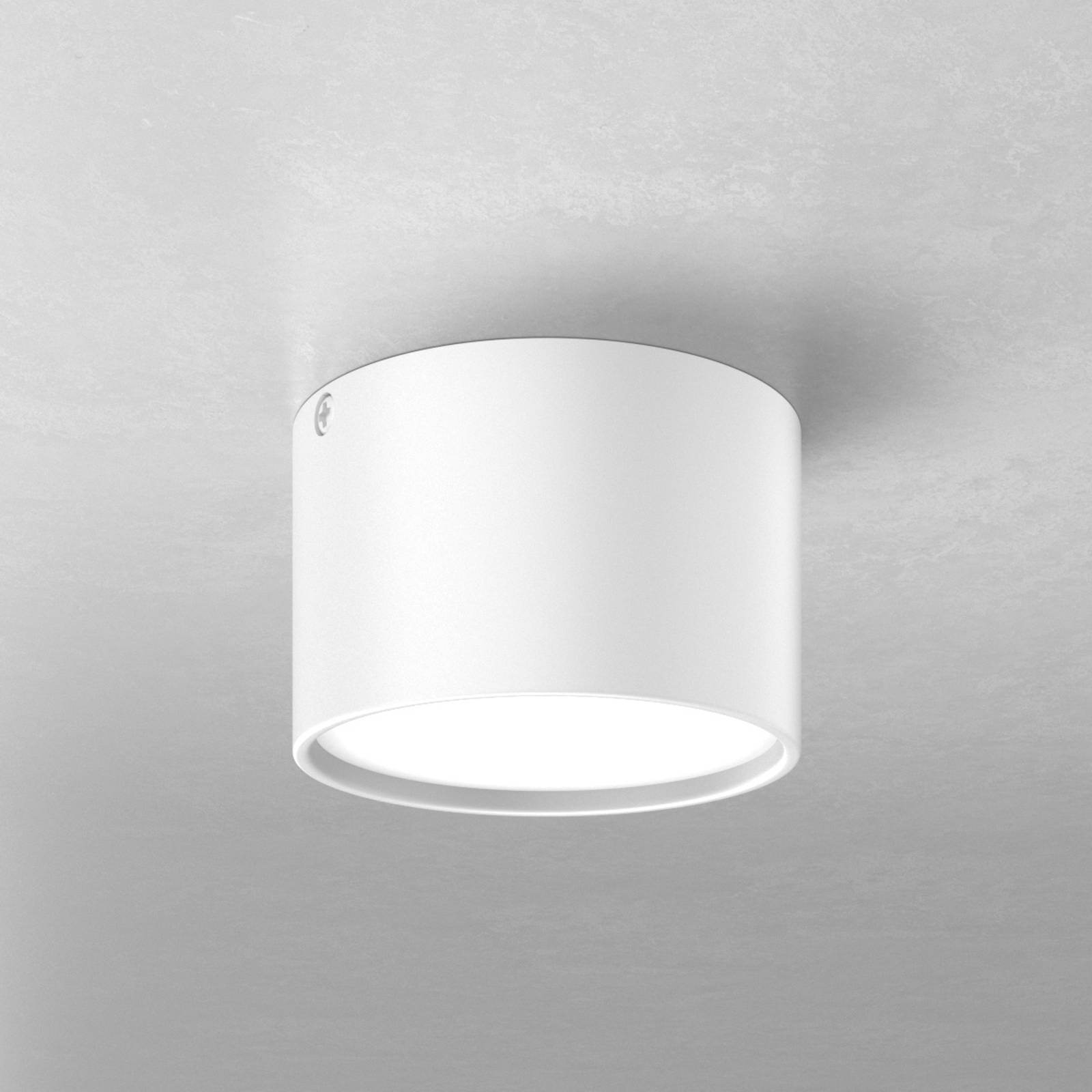 E-shop Okrúhle stropné svietidlo LED Mine, biele 9 cm