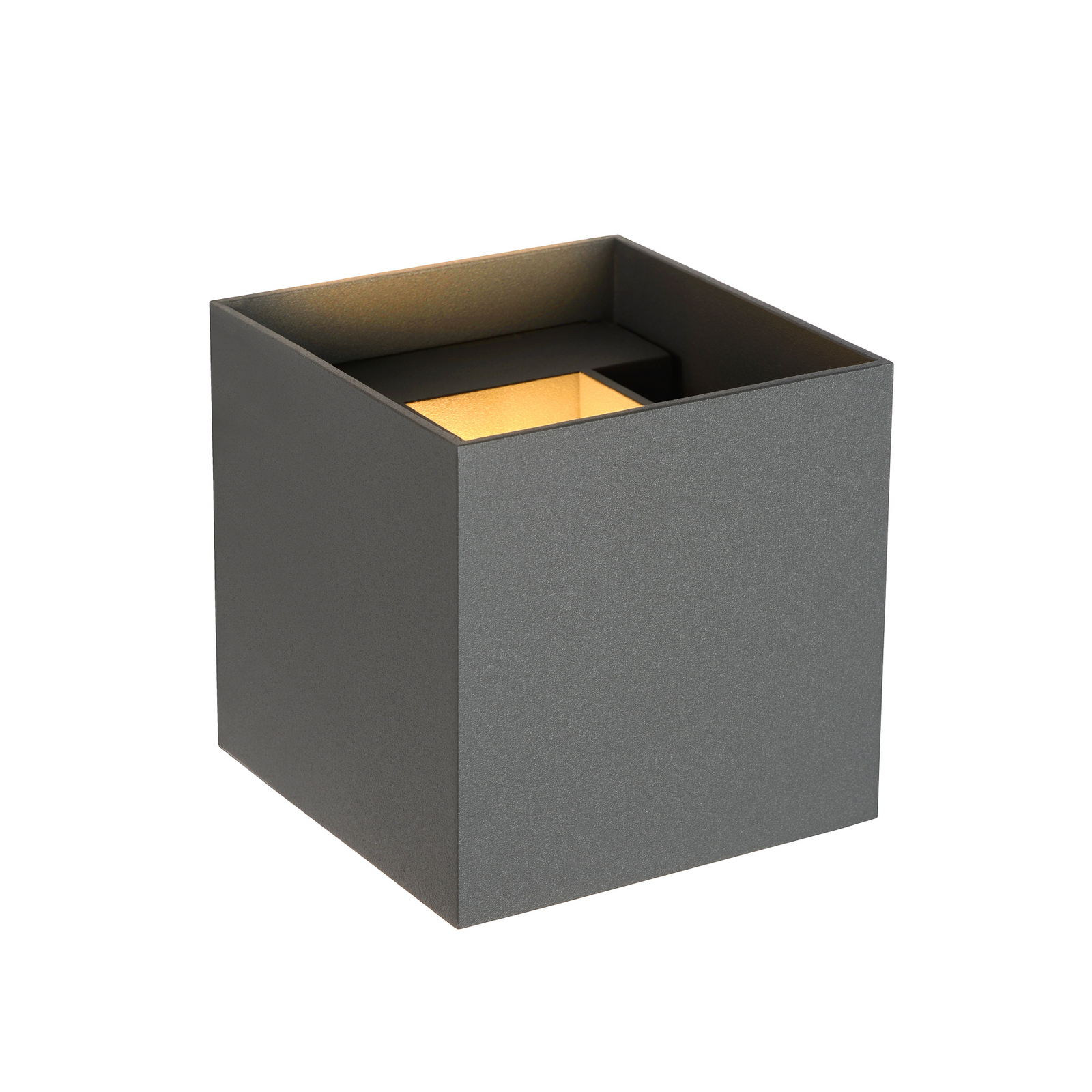 Wandleuchte XIO, grau, 10 x 10 cm, Metall, up/down, G9-LED Wandleuchte XIO, grau, 10 x 10 cm, Metall, up/down, G9-LED
