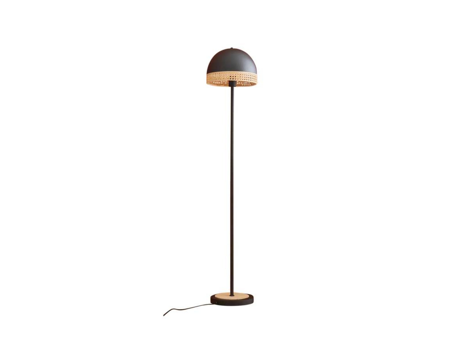 Lonnaris Golvlampa Black/Nature - Lindby