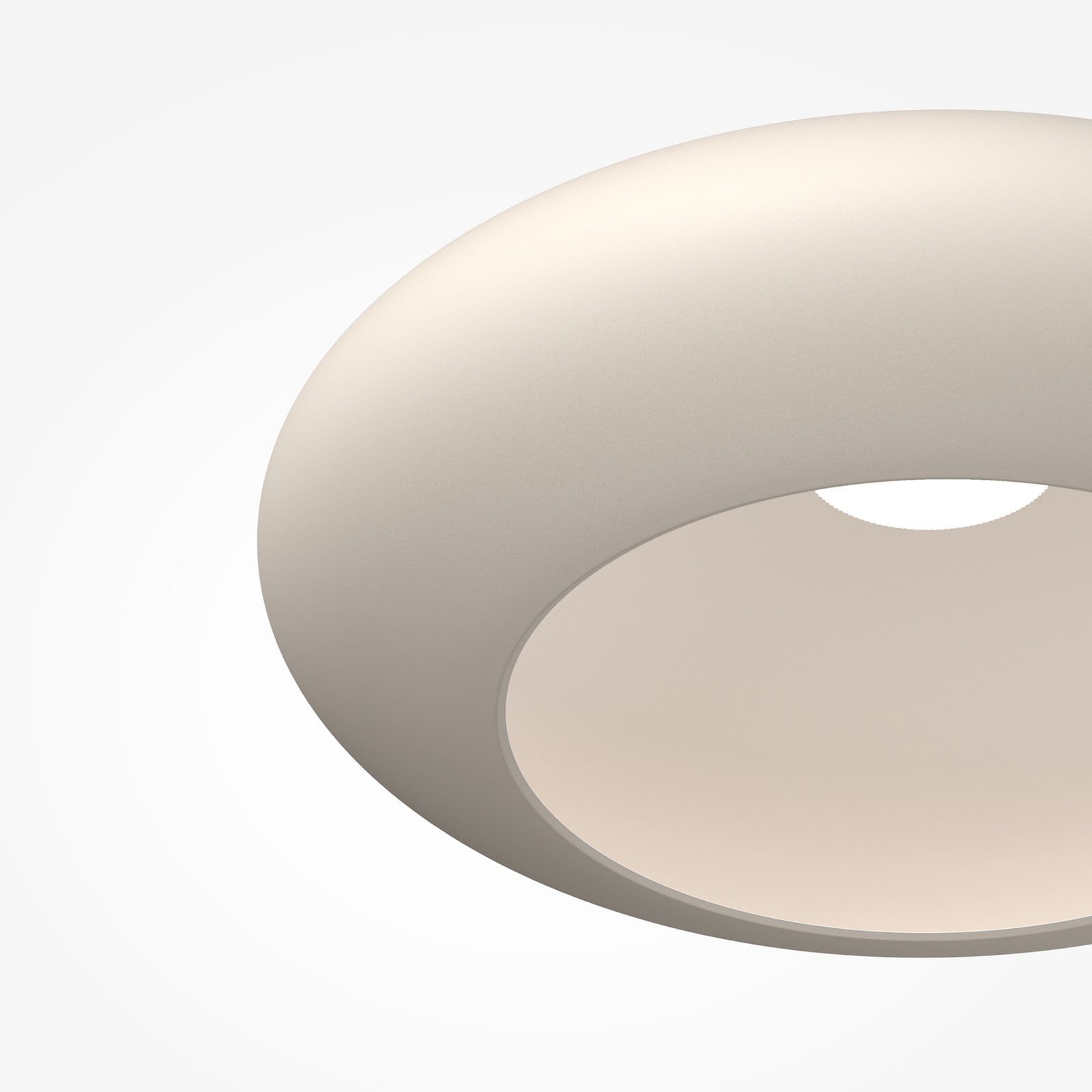 Maytoni Plafonieră LED Aros albă Ø 40 cm metal 3.000 K - Camera de zi / sufragerie - Aluminiu