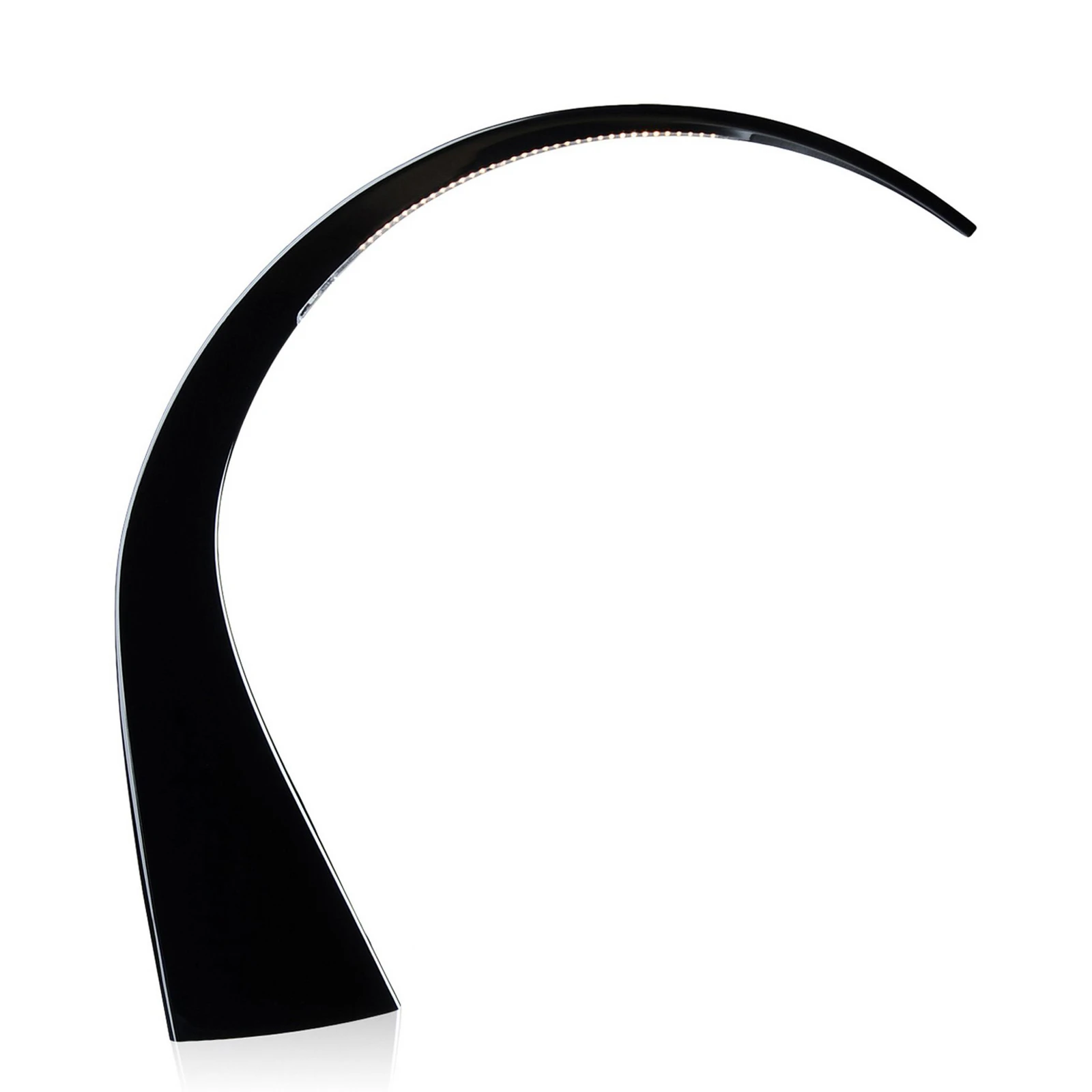 Kartell LED tafellamp Taj, zwart, 62 cm, kunststof