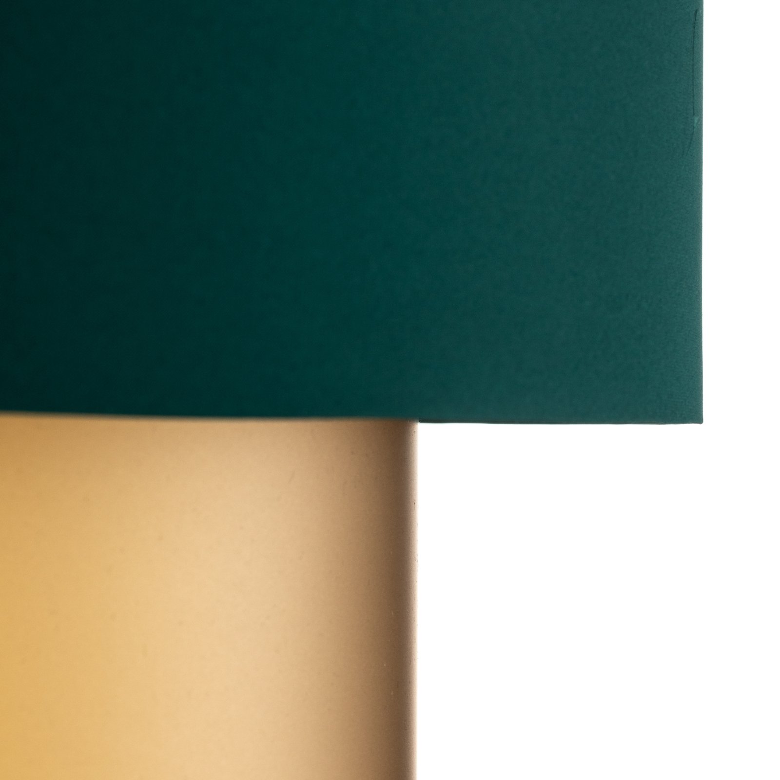 Lampa wisząca Dorina, zielona/złota Ø 60 cm