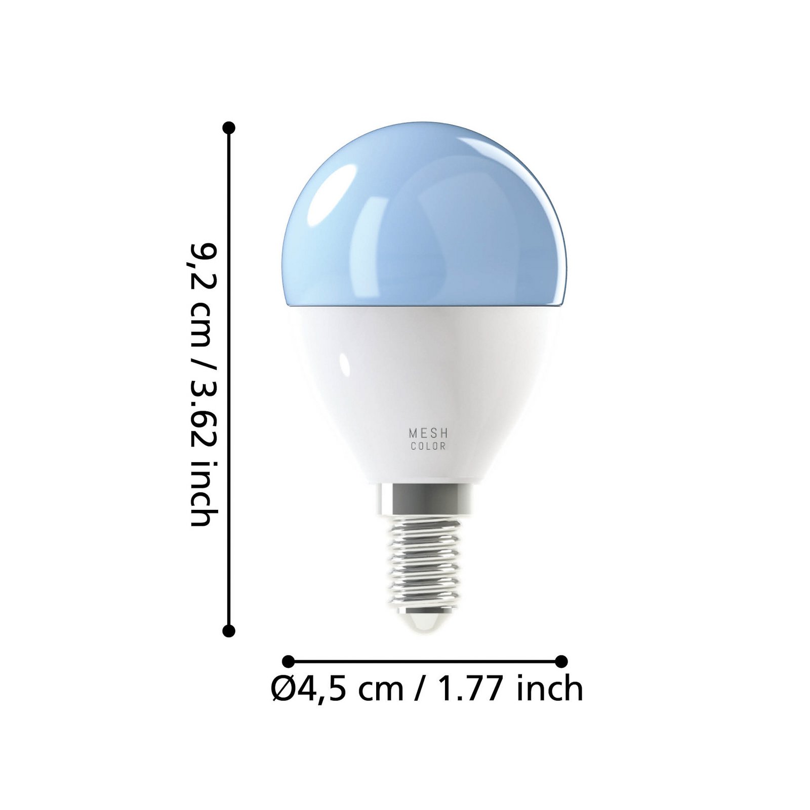 EGLO connect-z E14 P45 LED lámpa 5W 470lm RGBW