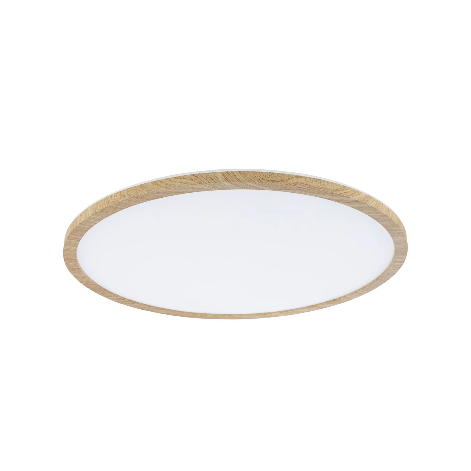 Panneau LED Paulmann Atria Shine Ø 42 cm, finition bois, IP44, 4000 K,