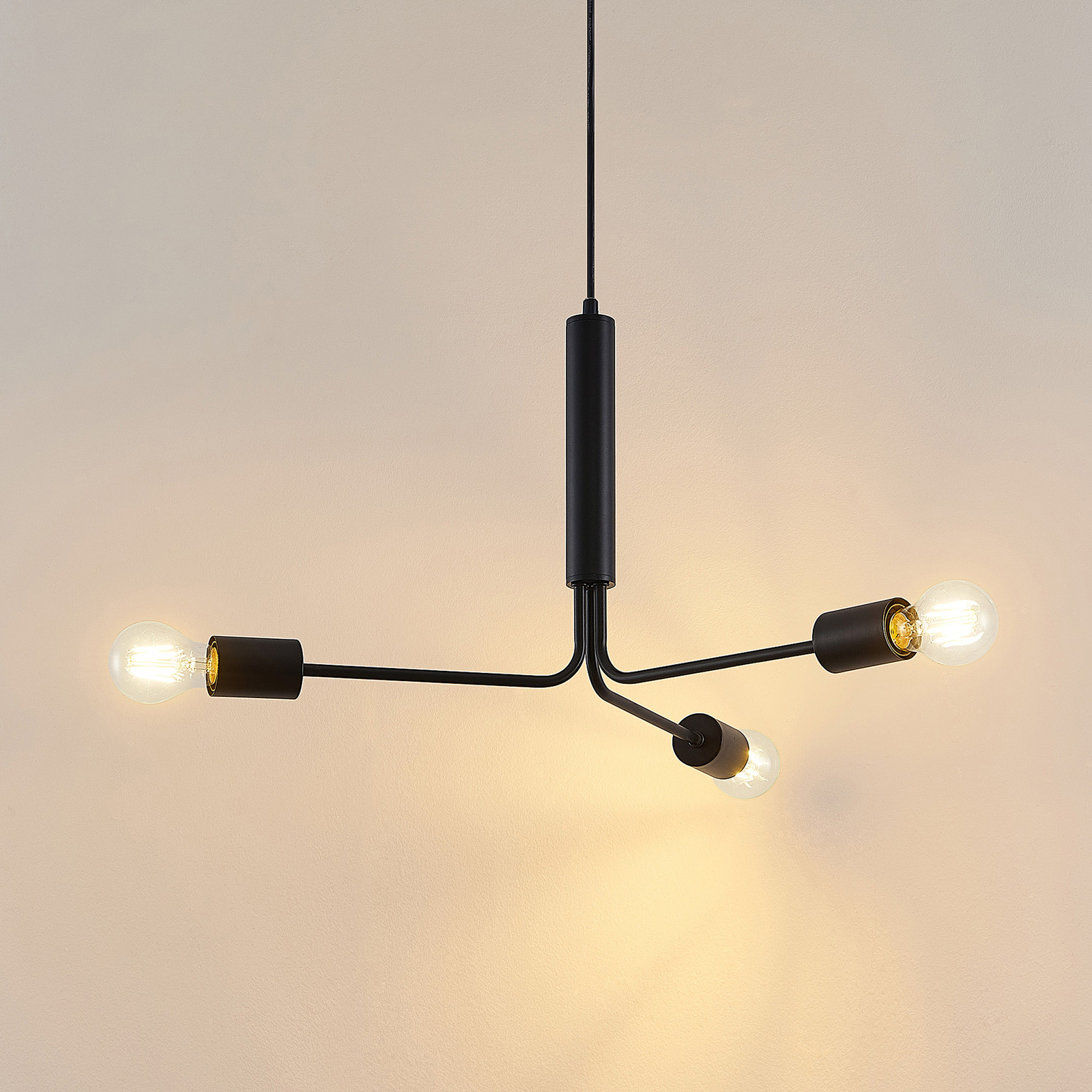 Lindby Imonis hanging light, 3-bulb