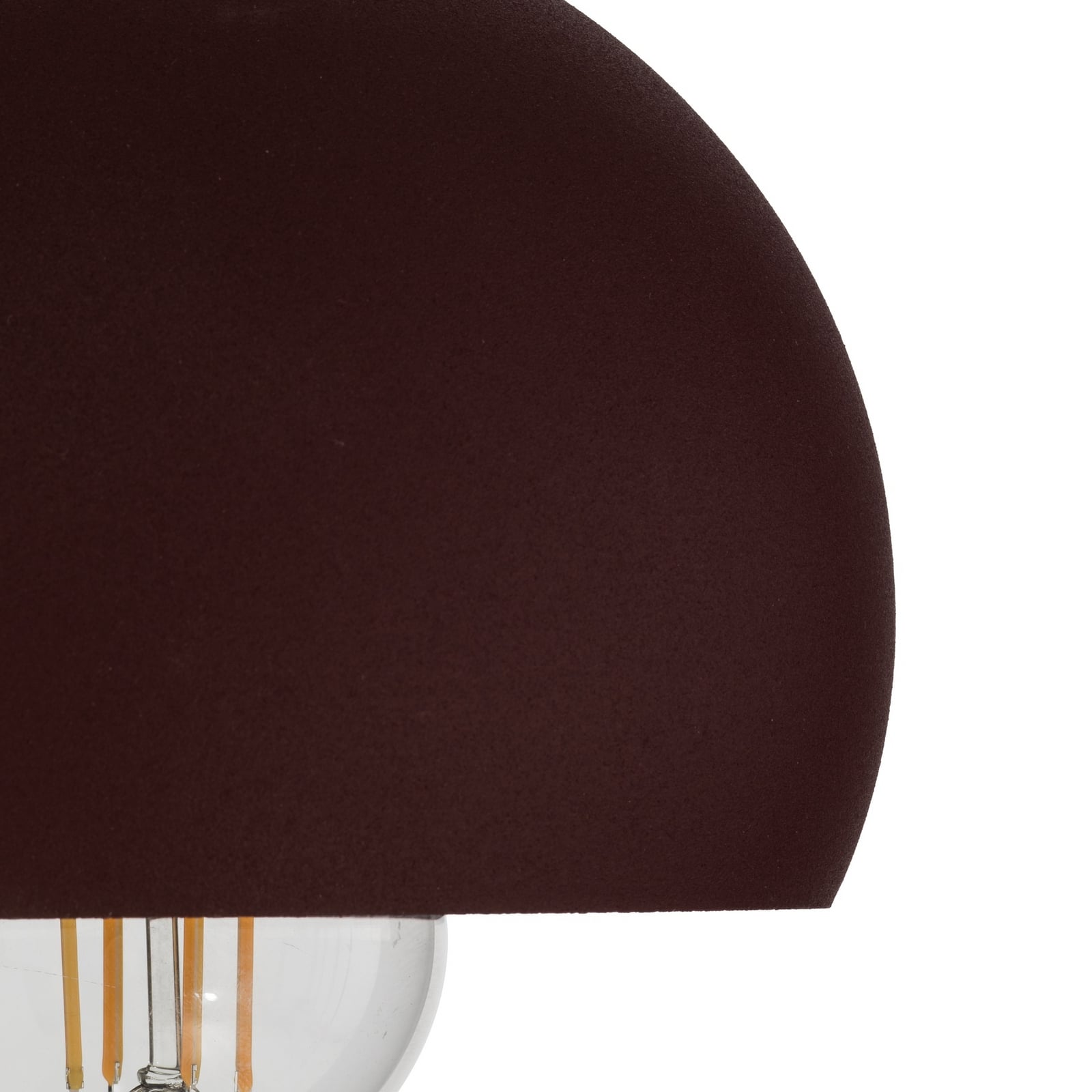 Sool hanging light, dark red, Ø 15 cm, 1-bulb, metal, E27 Sool hanging light, dark red, Ø 15 cm, 1-bulb, metal, E27
