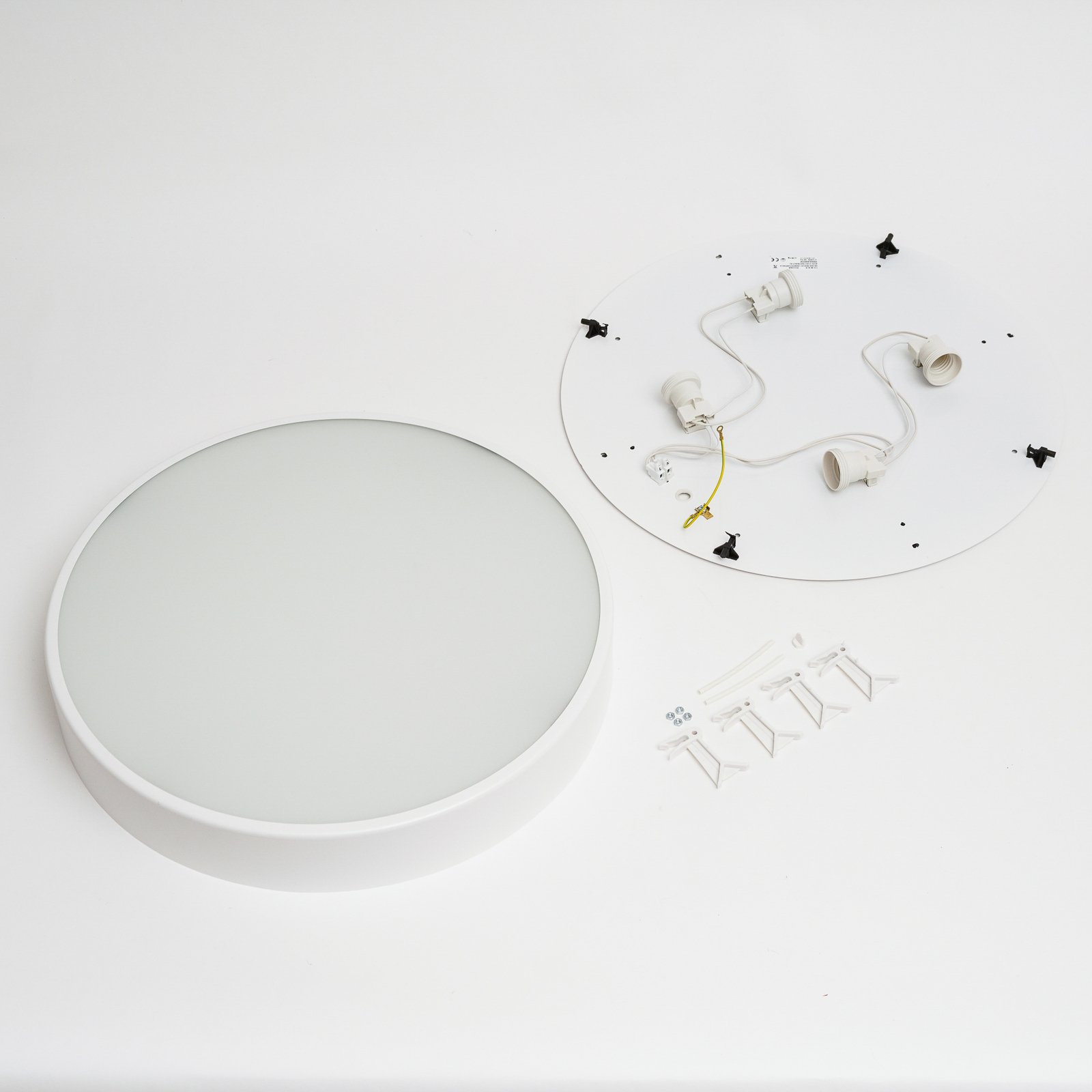 Cleo Deckenleuchte Ø 50 cm weiß Metall IP20 E27