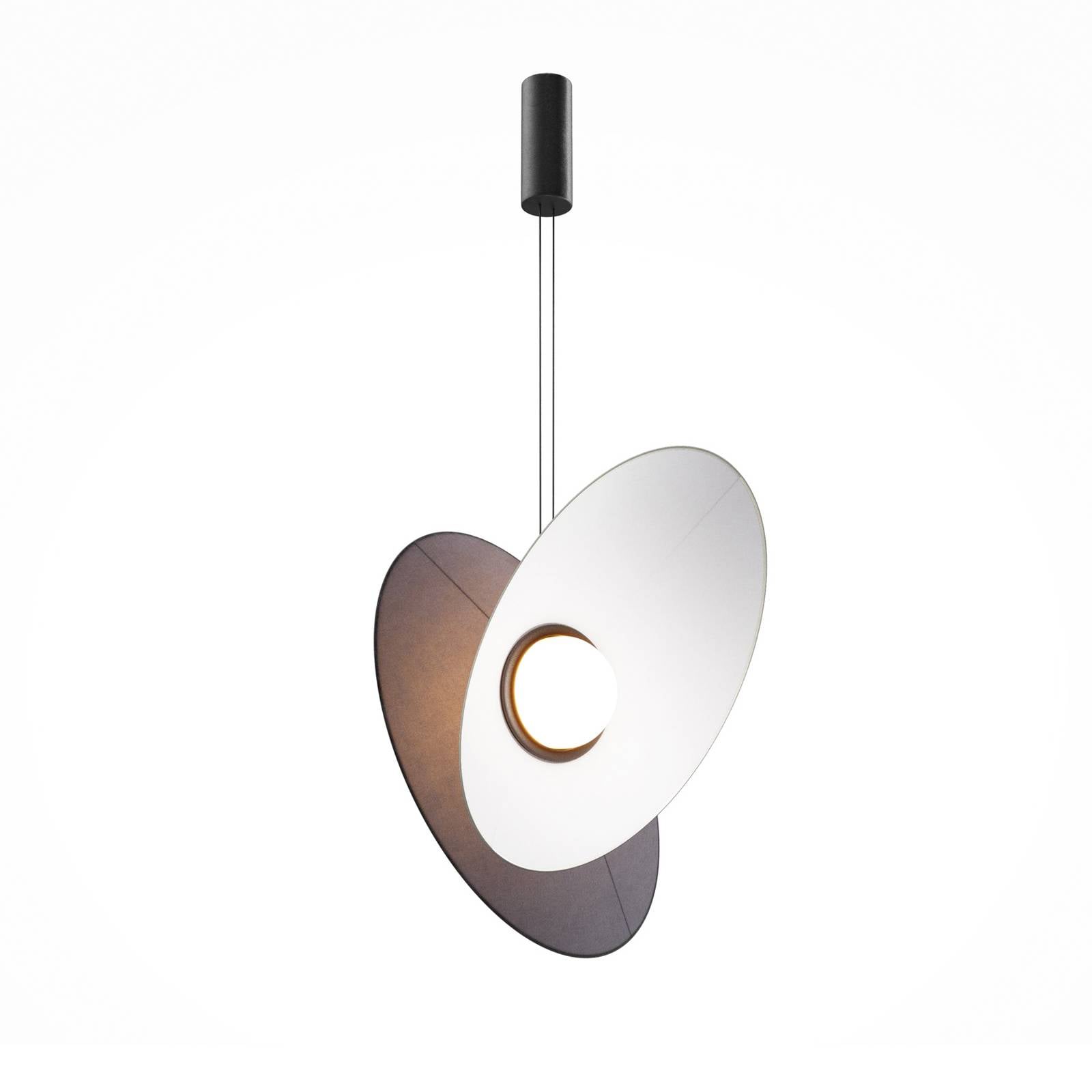 Maytoni LED-Hängeleuchte Evolution, grau/weiß, schwenkbar