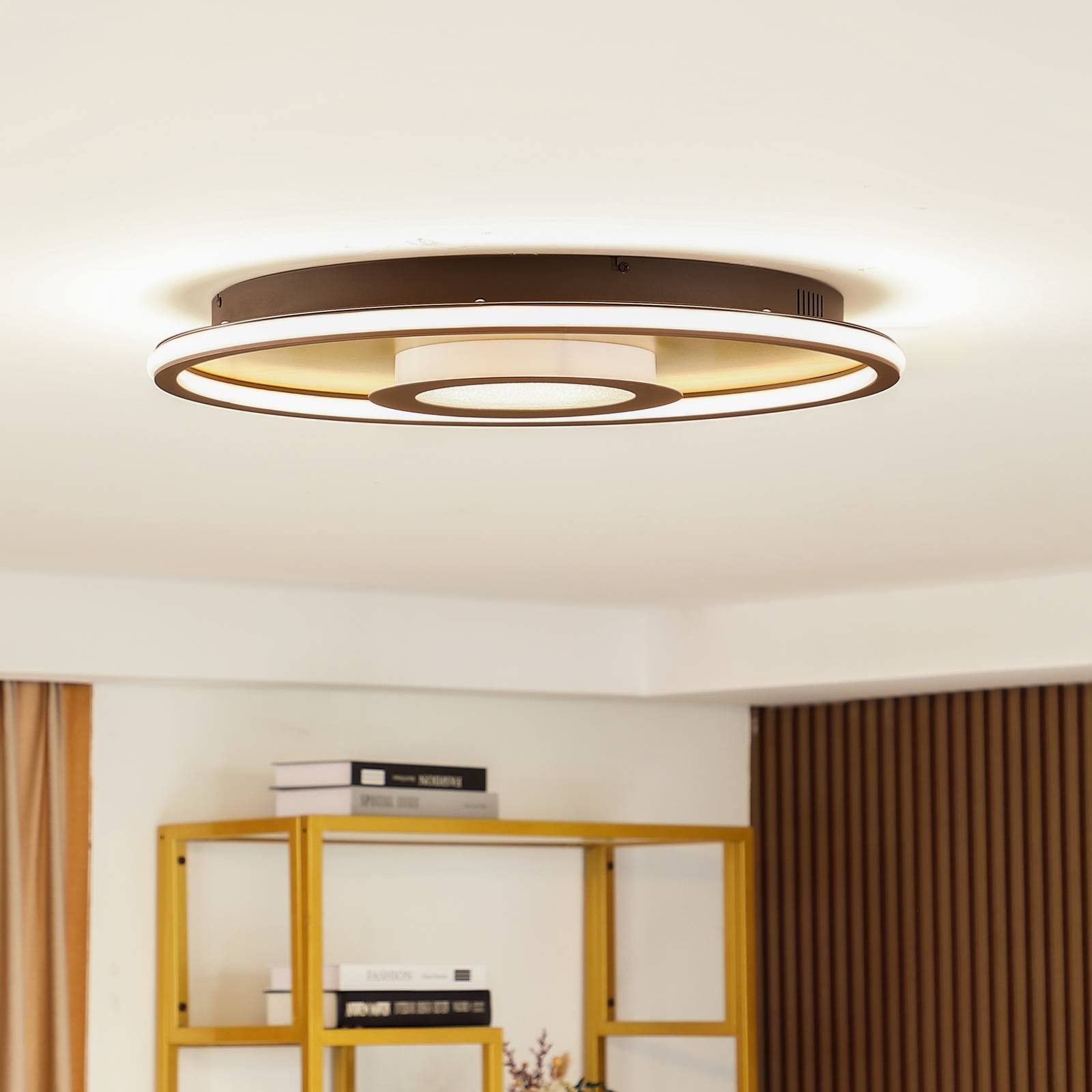 Photos - Chandelier / Lamp Lindby Pekela LED ceiling lamp, round, 59 cm 