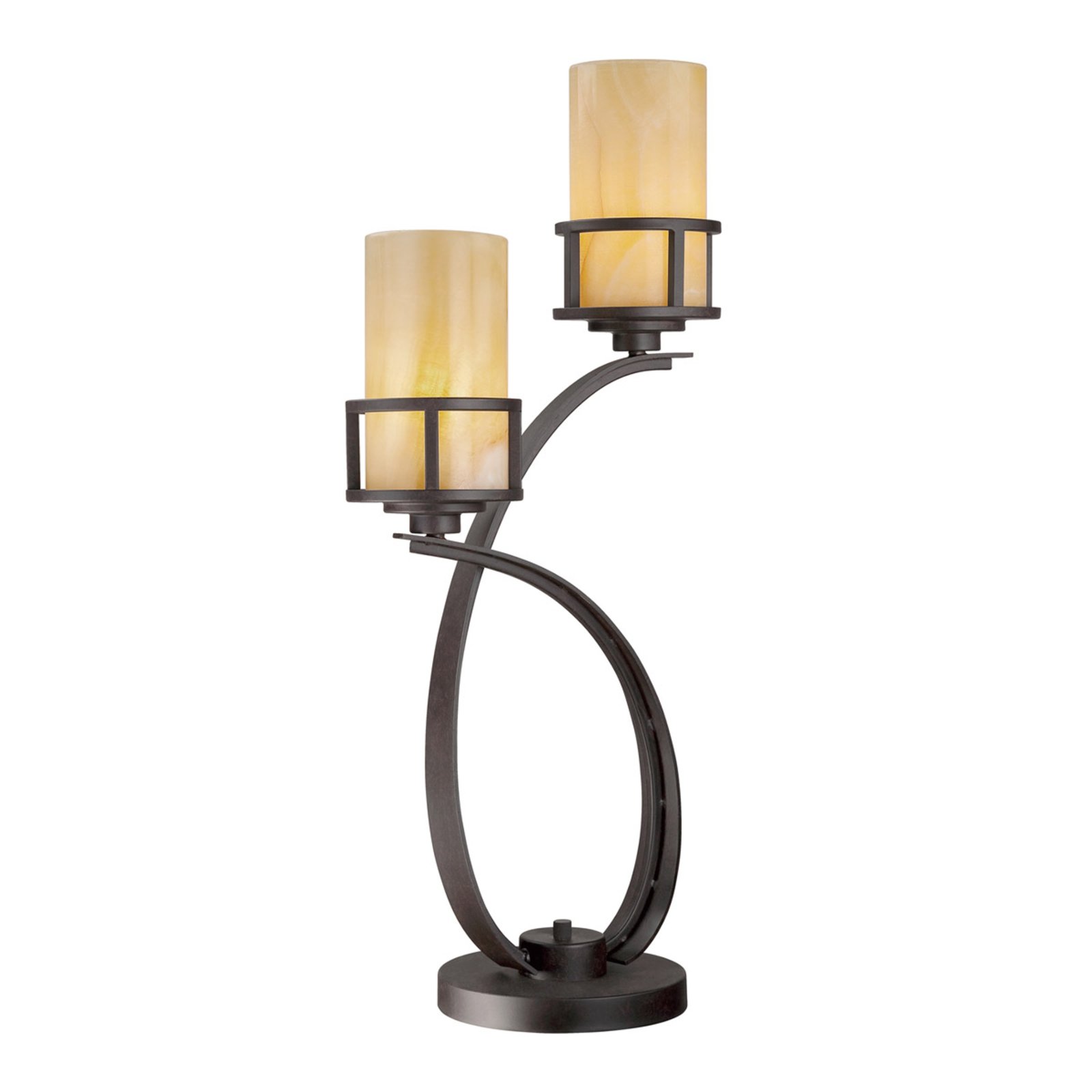 With onyx lampshades - table lamp Kyle